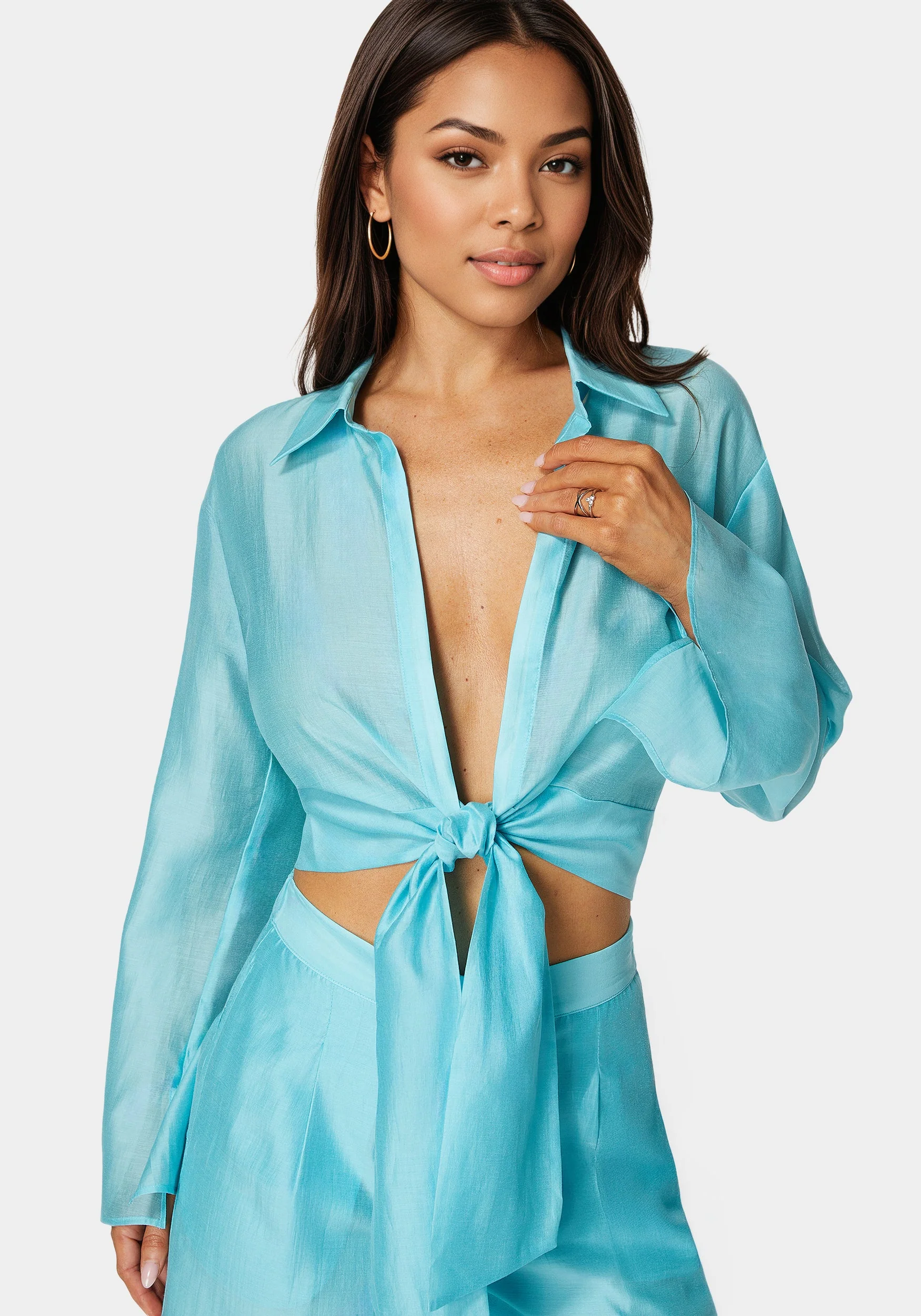 10221-front-tie-flowy-blouse-4.webp Front Tie Flowy Blouse