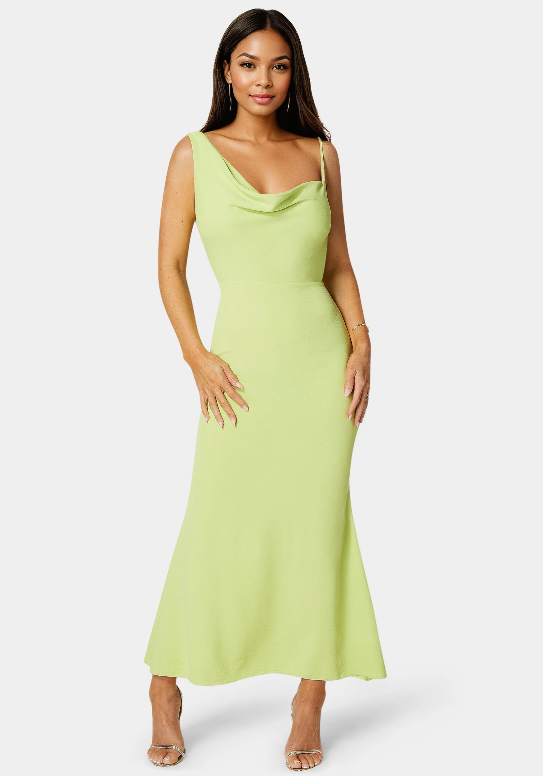 Airflow Cowl Maxi Dress