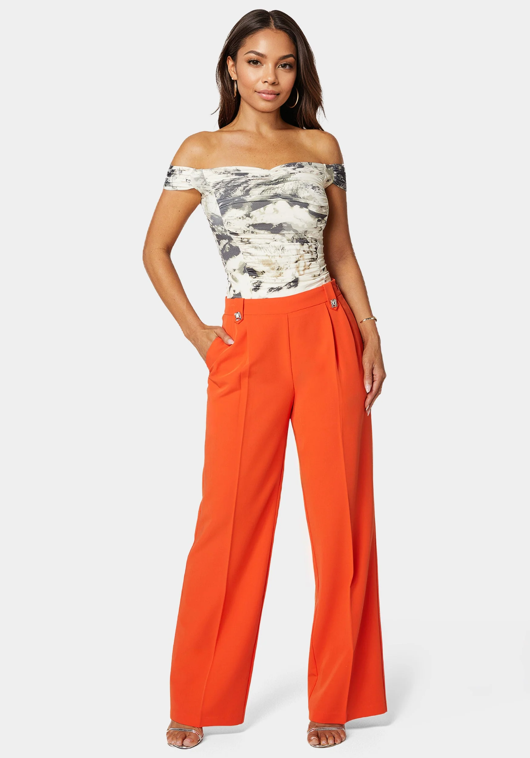 10615-high-waist-straight-flared-pant-2.webp High Waist Straight Flared Pant