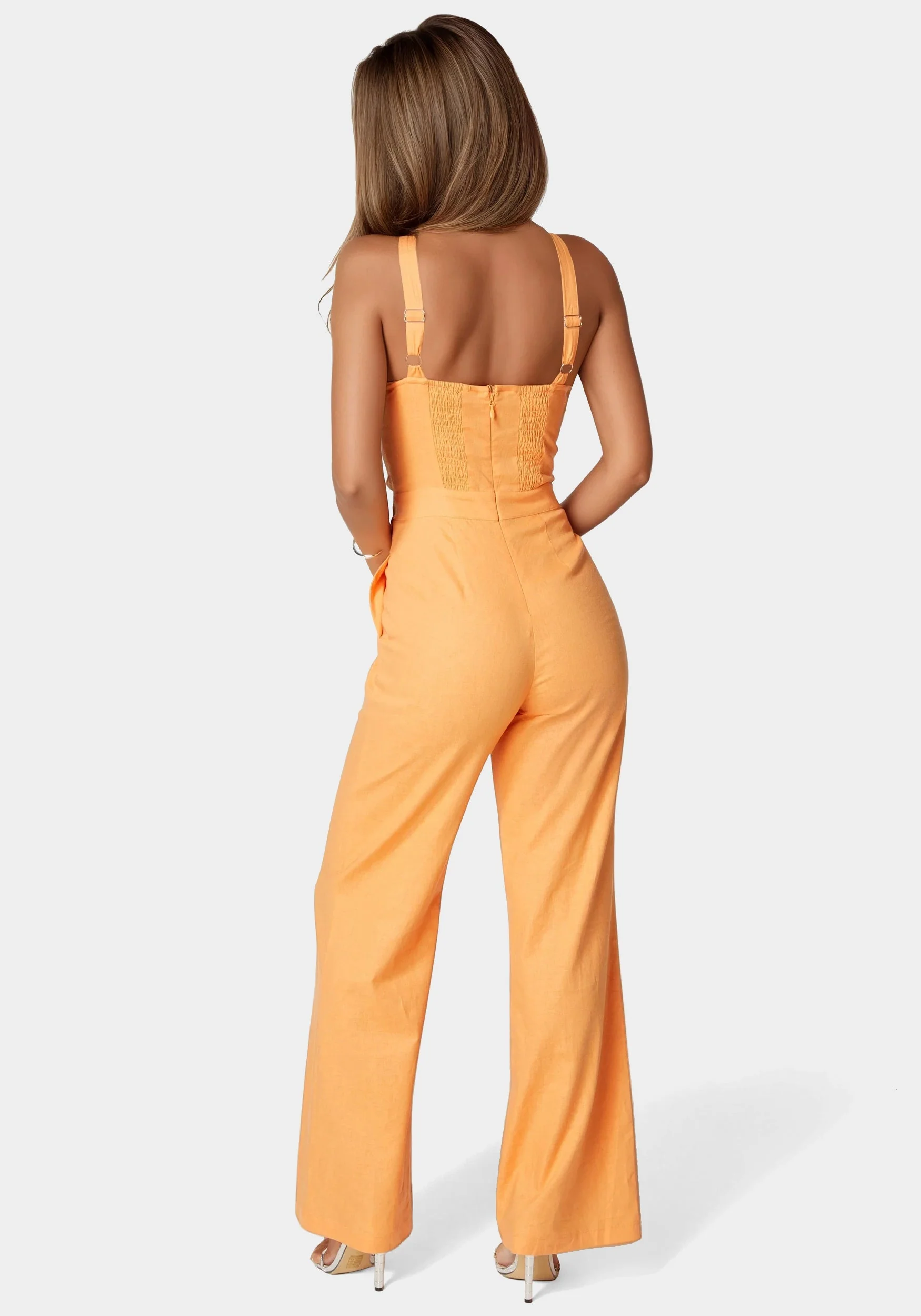 10641-linen-front-knot-palazzo-leg-jumpsuit-3.webp Linen Front Knot Palazzo Leg Jumpsuit