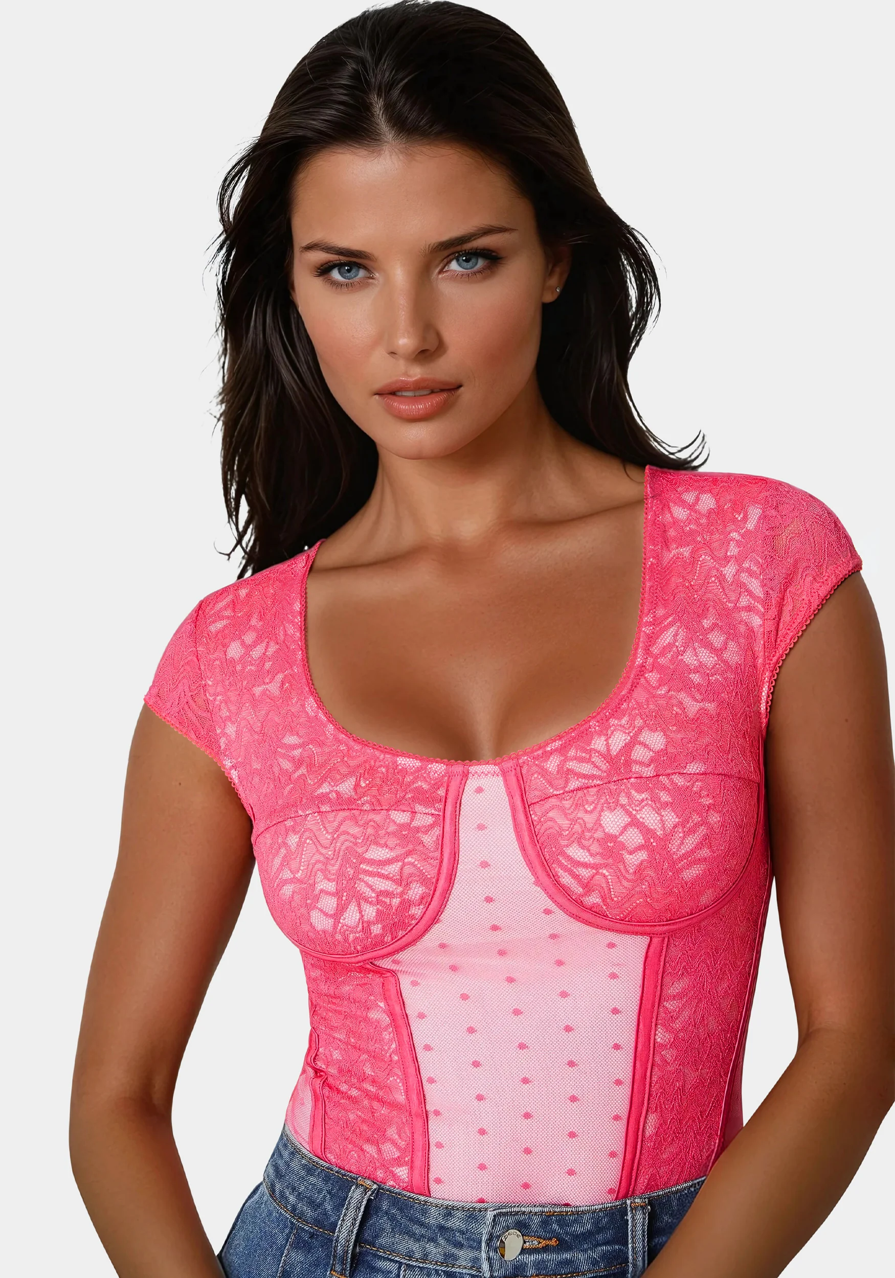 11027-swiss-dot-lace-bodysuit-4.webp Swiss Dot Lace Bodysuit