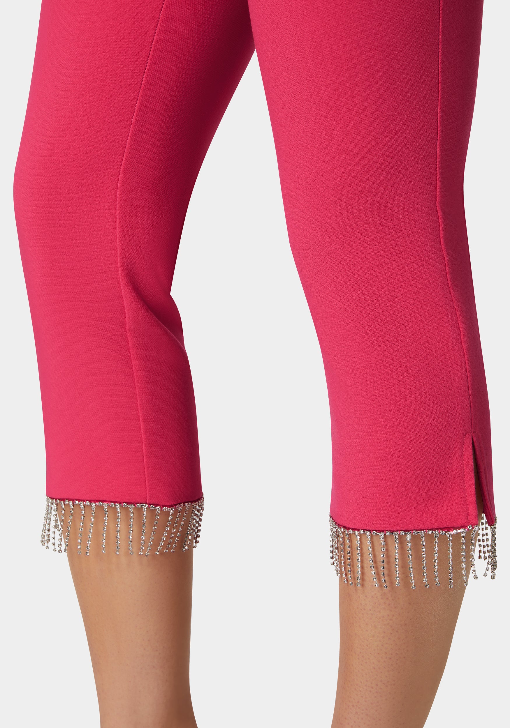 11109-mid-waist-rhinestone-fringe-capri-4.jpg Mid Waist Rhinestone Fringe Capri