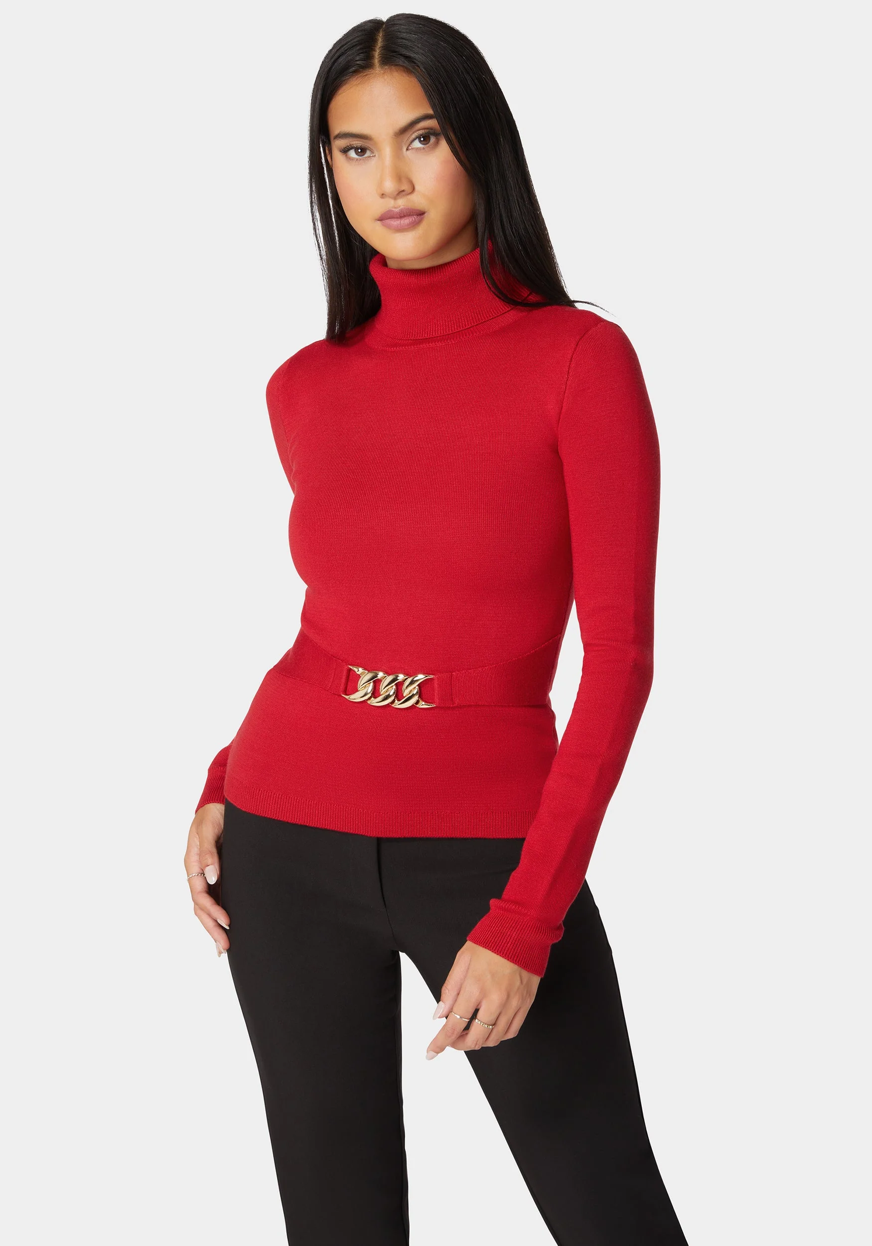 11336-fitted-turtle-neck-ornate-belt-sweater-1.webp Fitted Turtle Neck Ornate Belt Sweater
