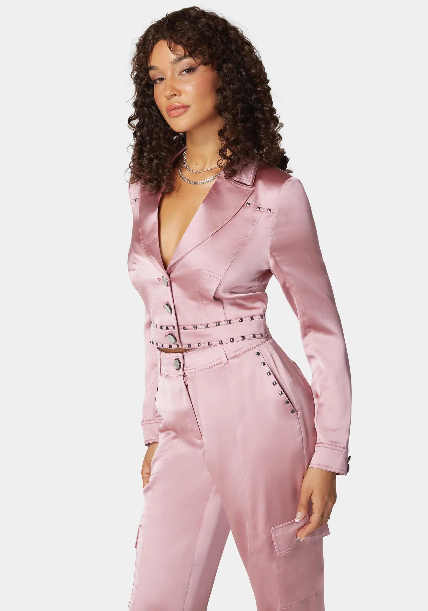 11429-stud-detail-tailored-satin-blazer-2.webp Stud Detail Tailored Satin Blazer