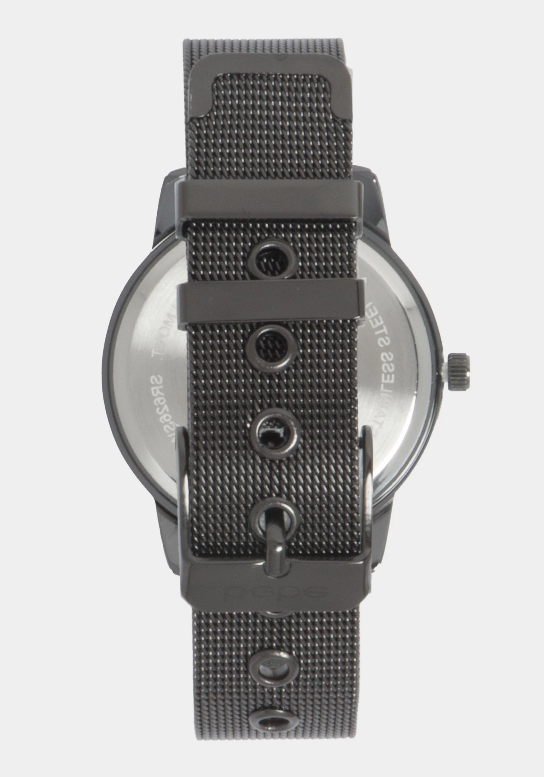 11842-glossy-gun-metal-dial-crystal-bezel-watch-3.webp Glossy Gun Metal Dial Crystal Bezel Watch