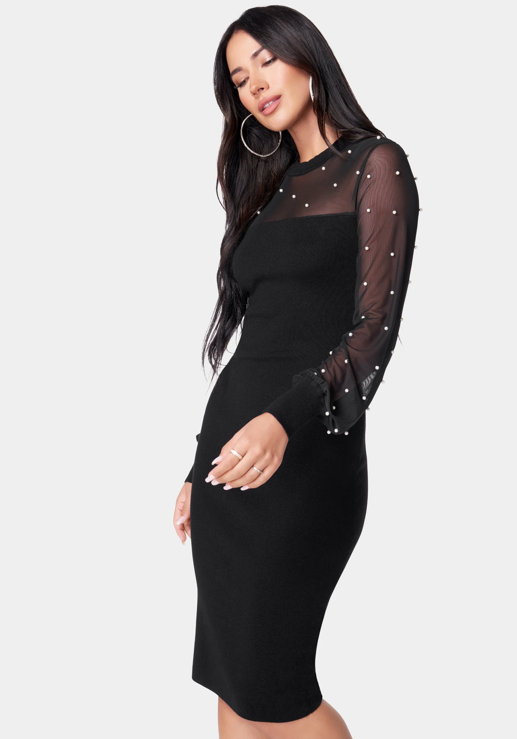 11922-pearl-mesh-midi-sweater-dress-2.webp Pearl Mesh Midi Sweater Dress