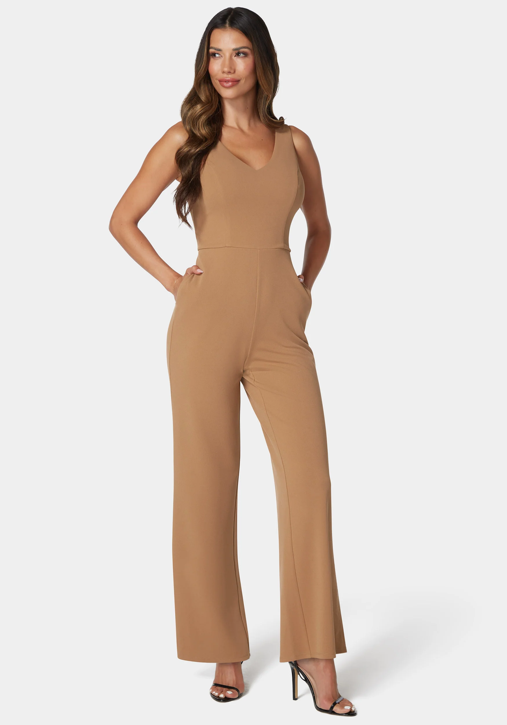 12555-v-neck-core-jumpsuit-1.webp V Neck Core Jumpsuit