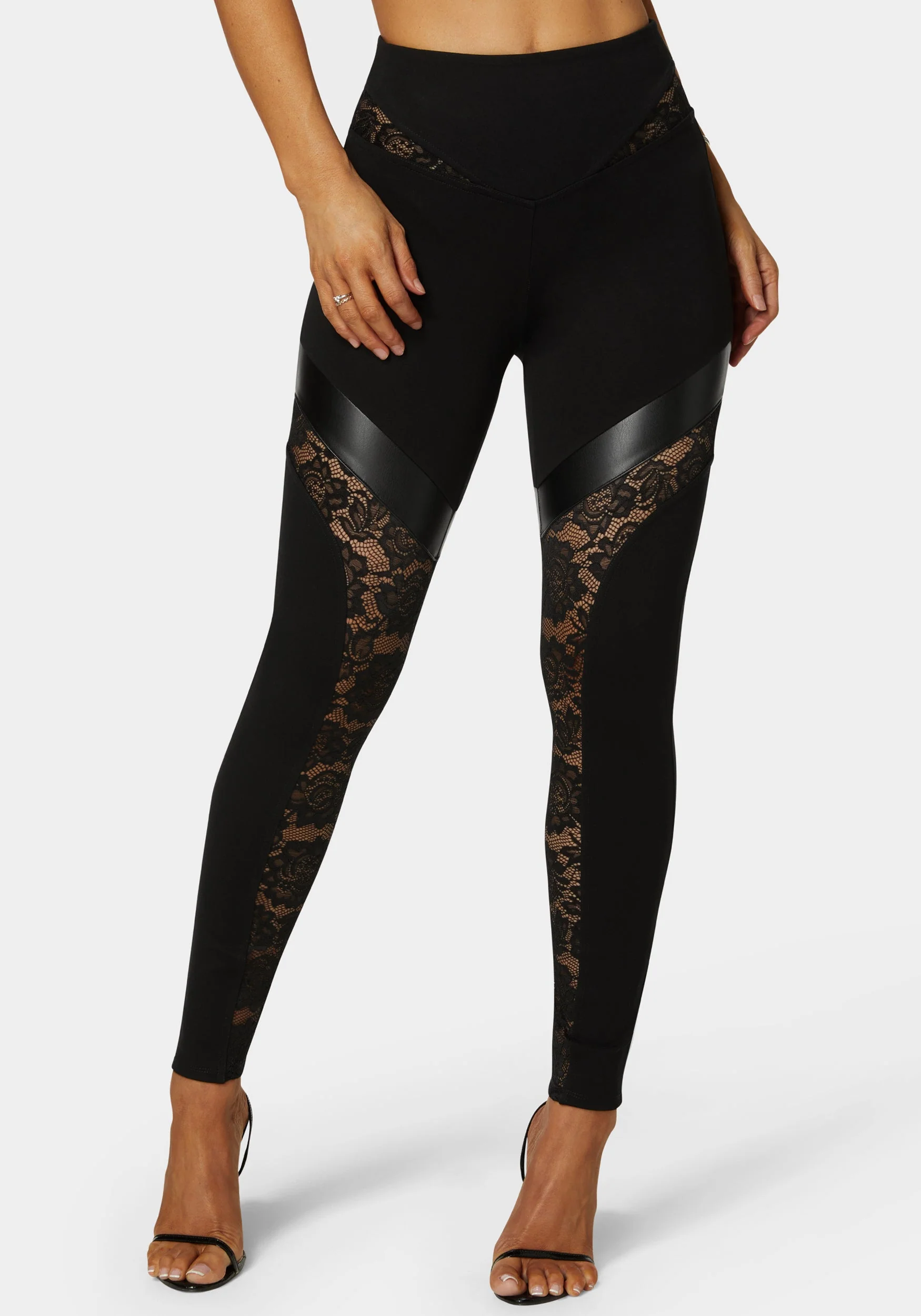 High Waist Combo Piecing Legging