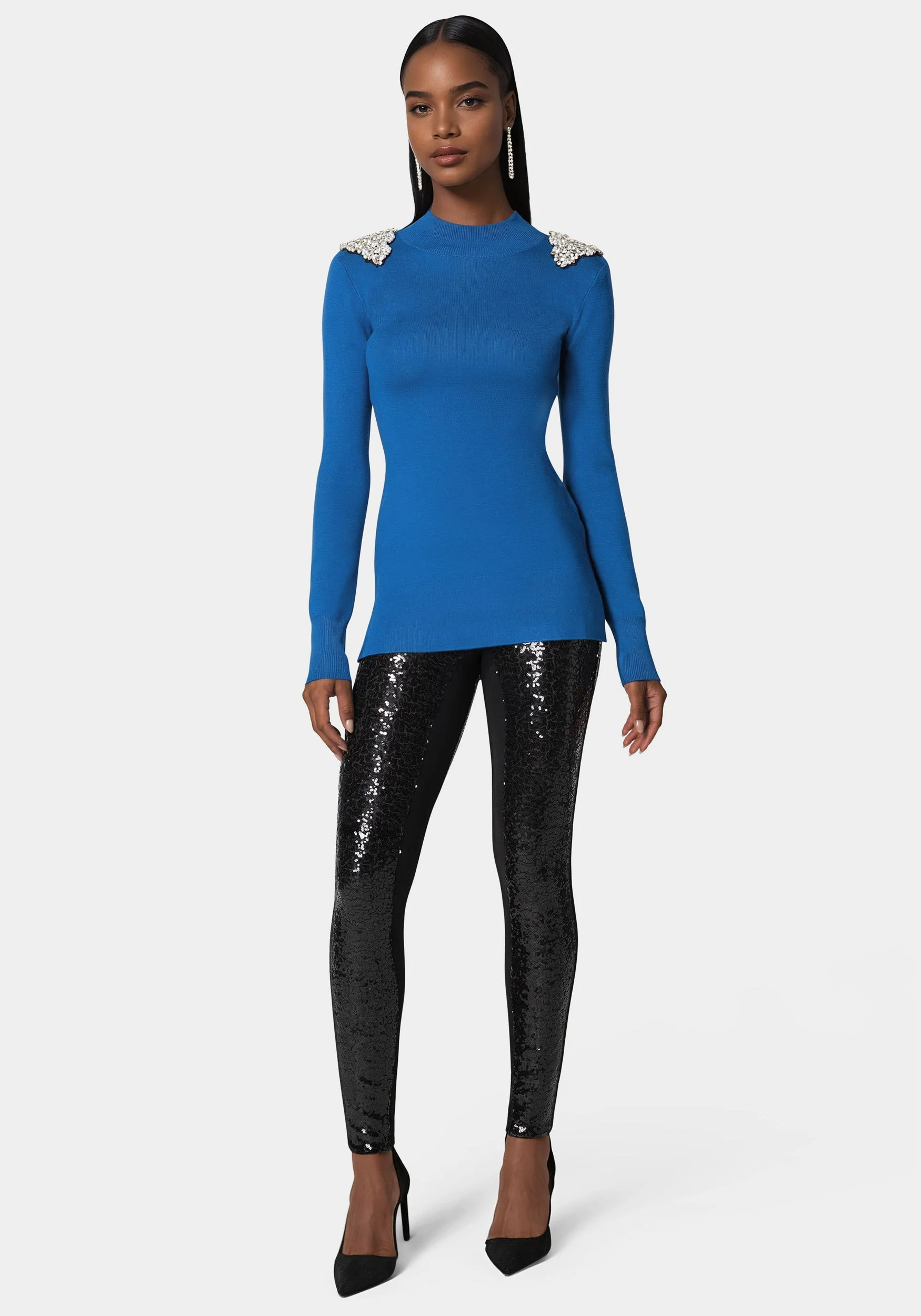 12711-satin-elastic-waistband-sequin-legging-2.webp Satin Elastic Waistband Sequin Legging
