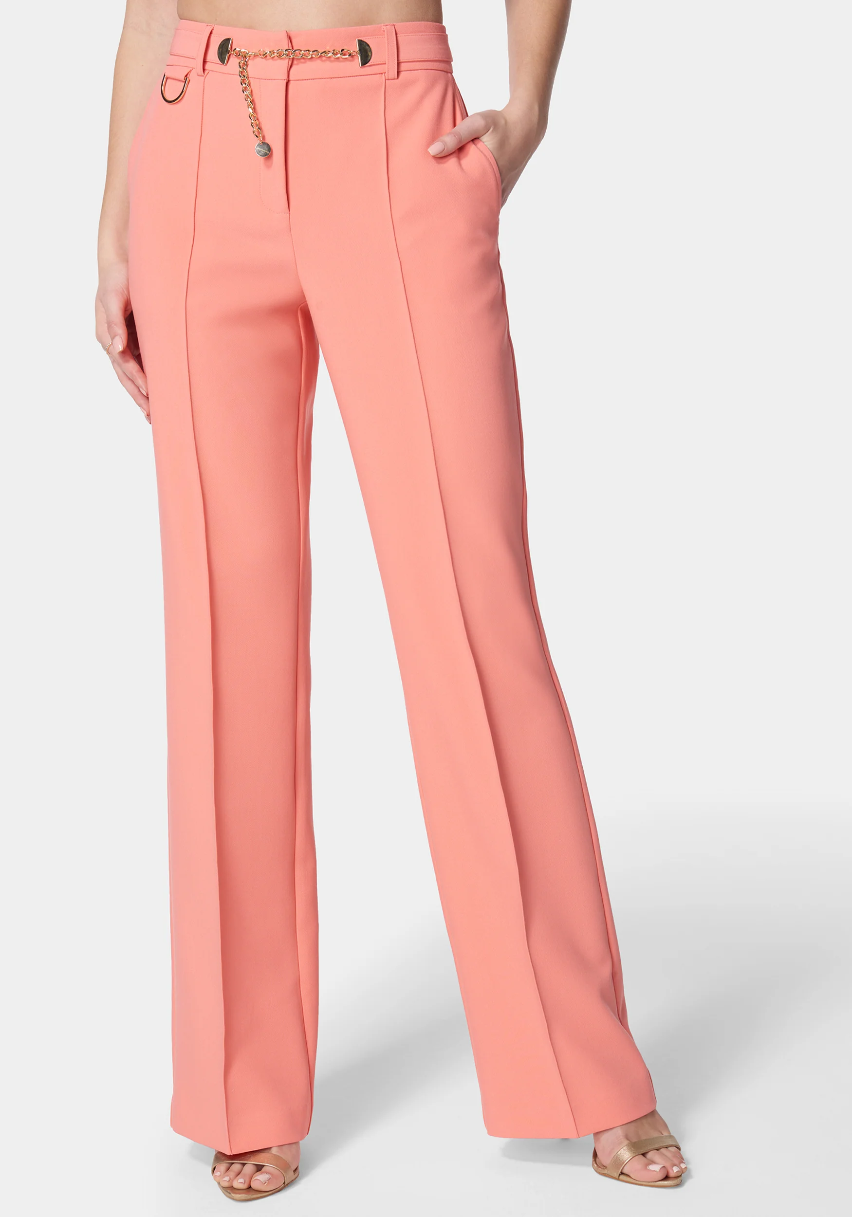 12835-high-waist-belt-detail-wide-leg-pant-1.webp High Waist Belt Detail Wide Leg Pant