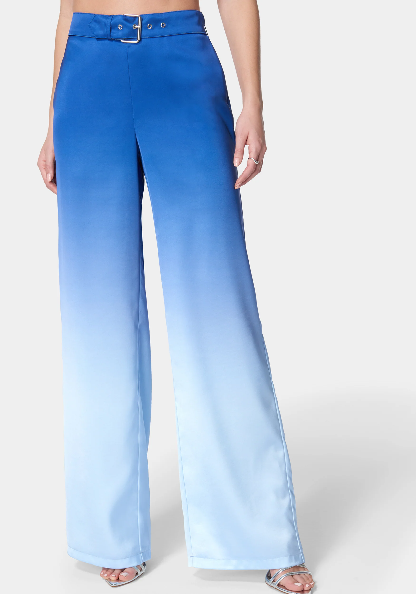 12977-ombre-satin-high-waist-belted-palazzo-pant-1.webp Ombre Satin High Waist Belted Palazzo Pant