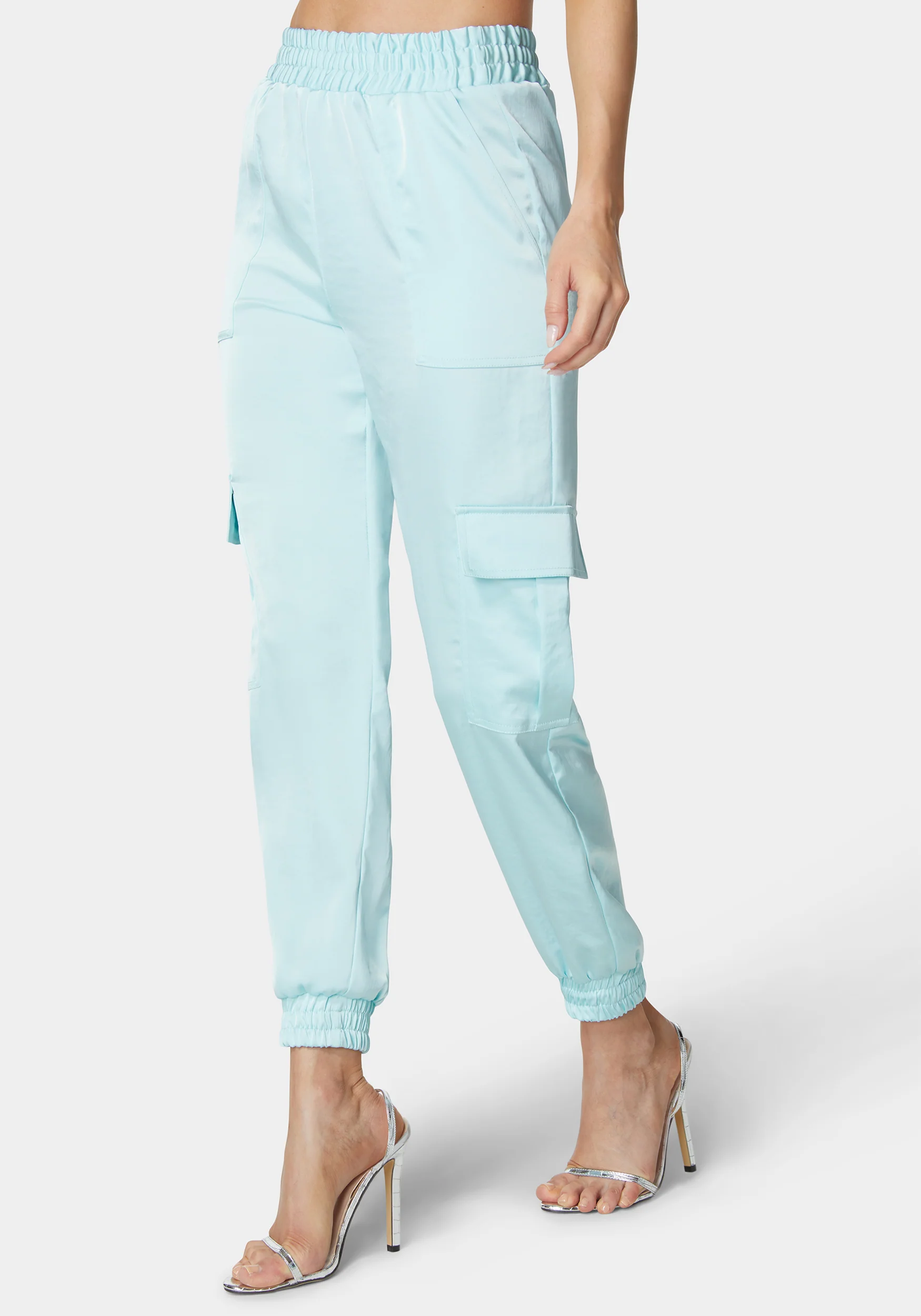 13101-laundered-satin-elastic-waist-cargo-jogger-pant-1.webp Laundered Satin Elastic Waist Cargo Jogger Pant