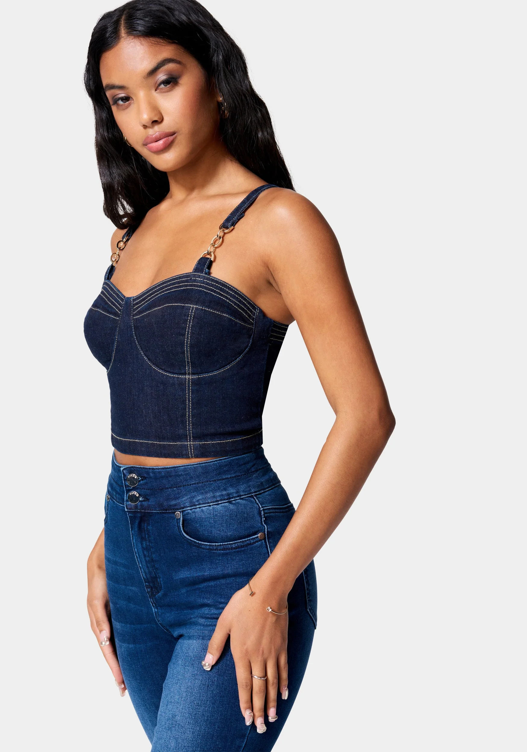 1353-buckle-strap-denim-bustier-2.webp Buckle Strap Denim Bustier