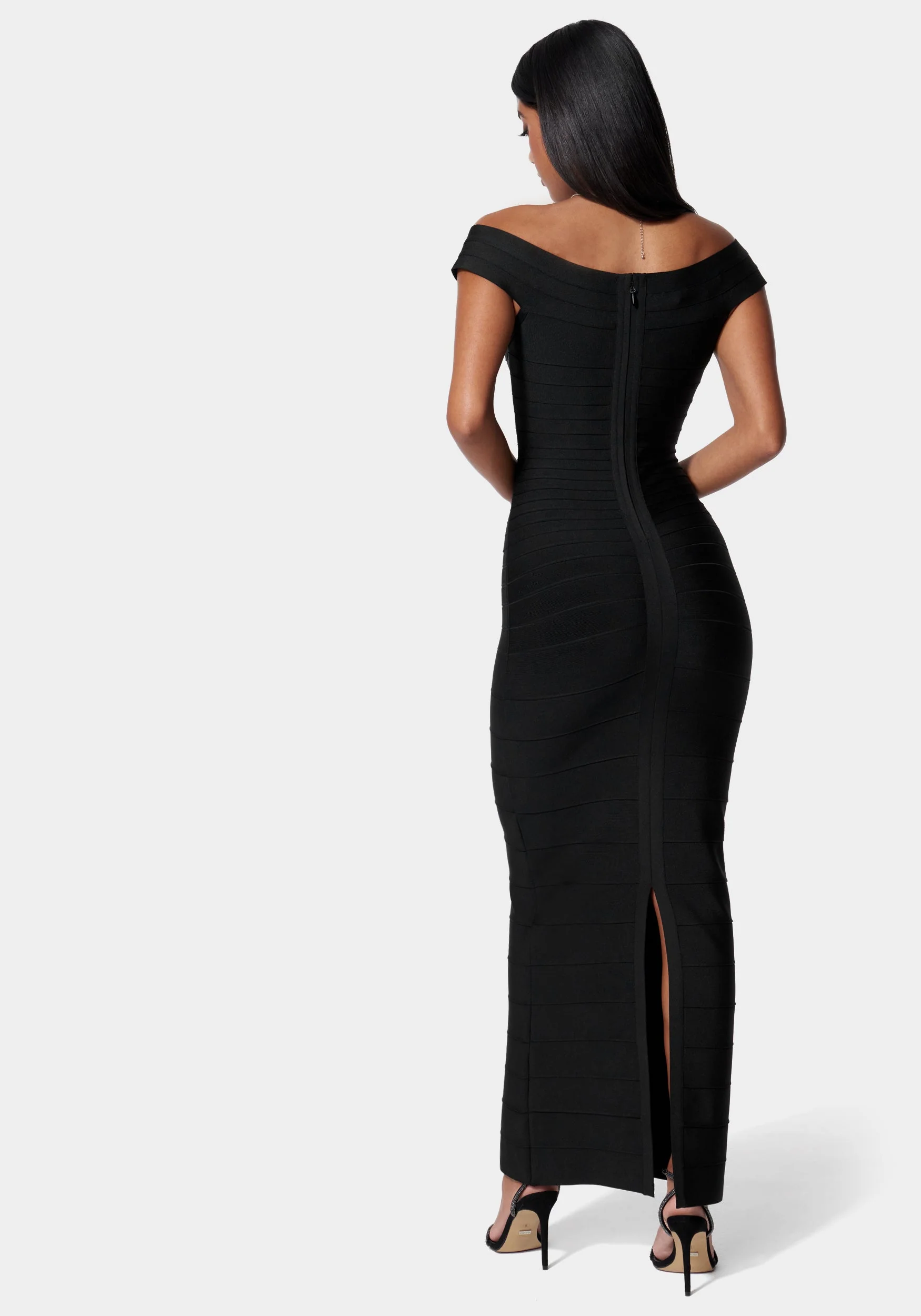 2032-luxe-bandage-off-shoulder-gown-3.webp Luxe Bandage Off Shoulder Gown