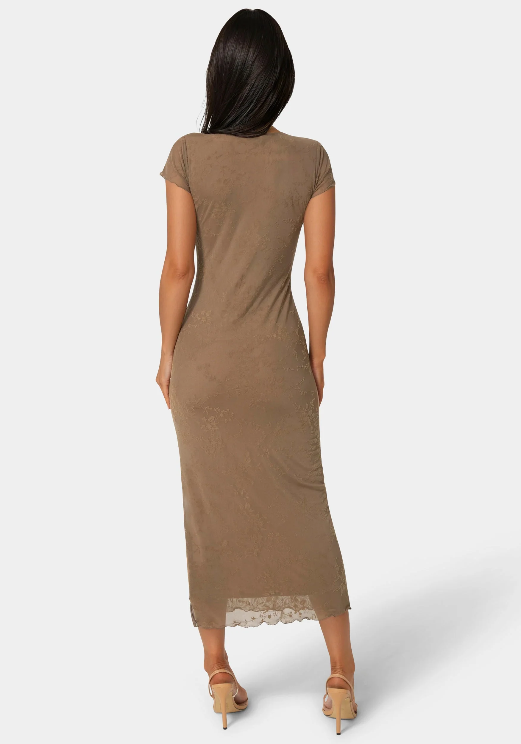 2482-flocking-mesh-t-short-maxi-dress-3.webp Flocking Mesh T-Short Maxi Dress
