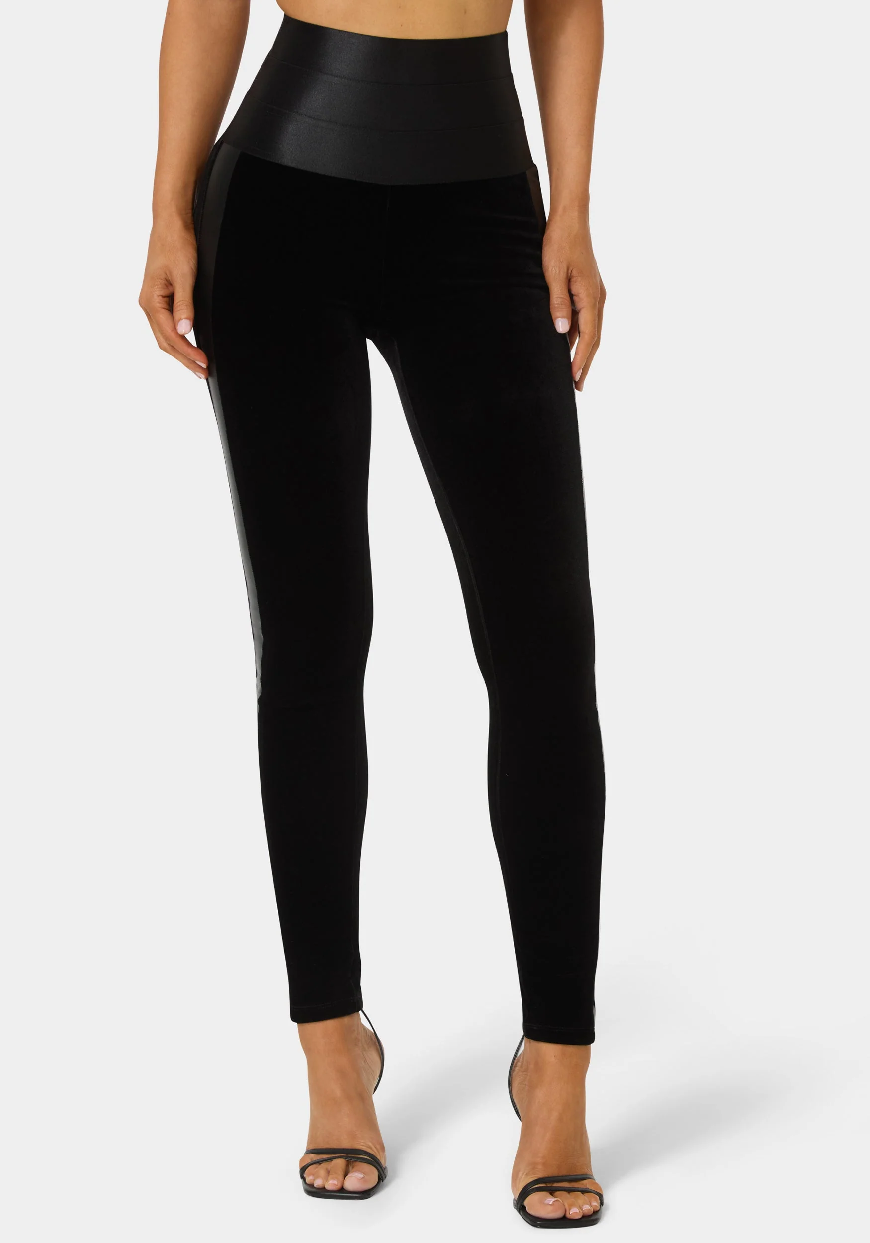 333-high-waist-elastic-waistband-velour-legging-5.webp High Waist Elastic Waistband Velour Legging