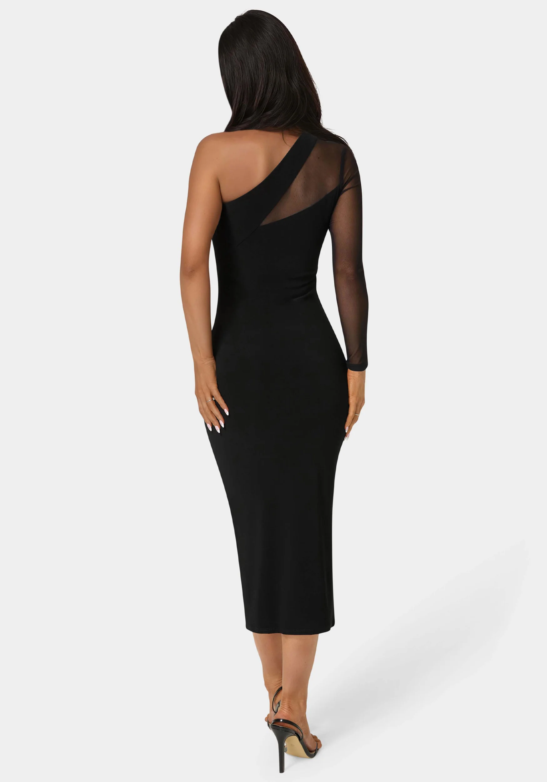 3384-one-shoulder-mesh-insert-midi-dress-4.webp One Shoulder Mesh Insert Midi Dress