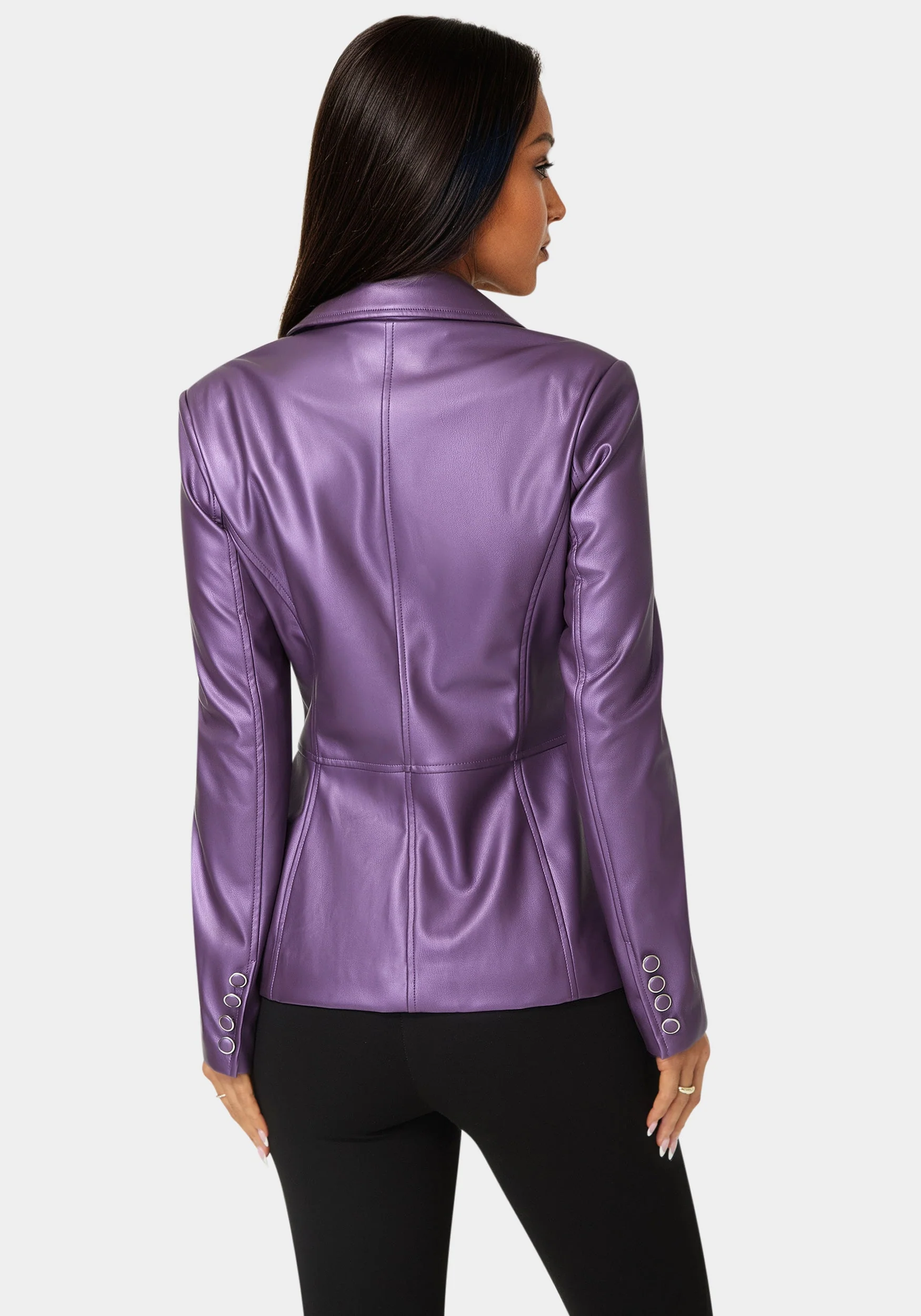 4094-tailored-metallic-vegan-leather-blazer-3.webp Tailored Metallic Vegan Leather Blazer