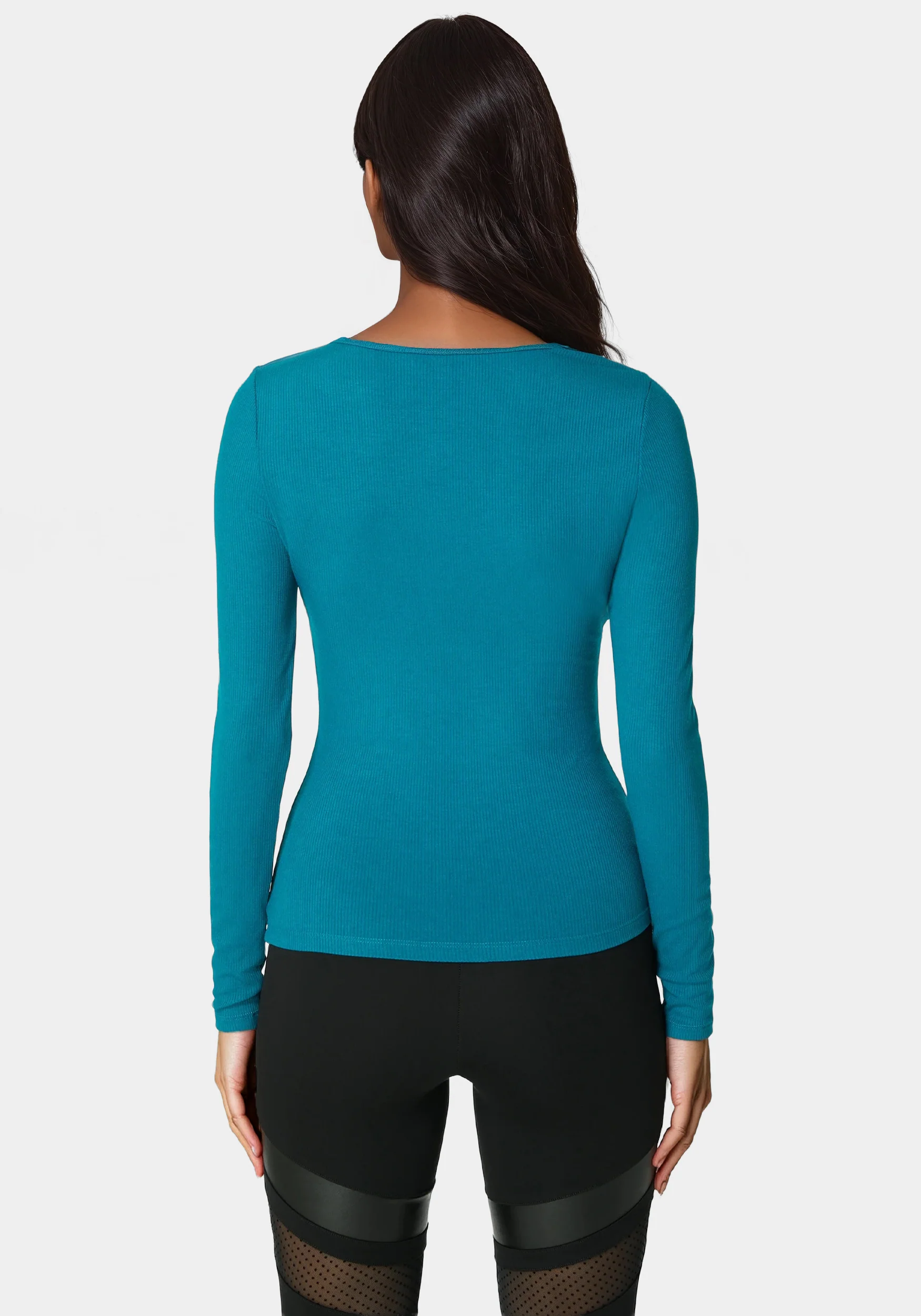 4905-bebe-logo-long-sleeve-scoop-neck-single-stone-rib-top-4.webp Bebe Logo Long Sleeve Scoop Neck Single Stone Rib Top
