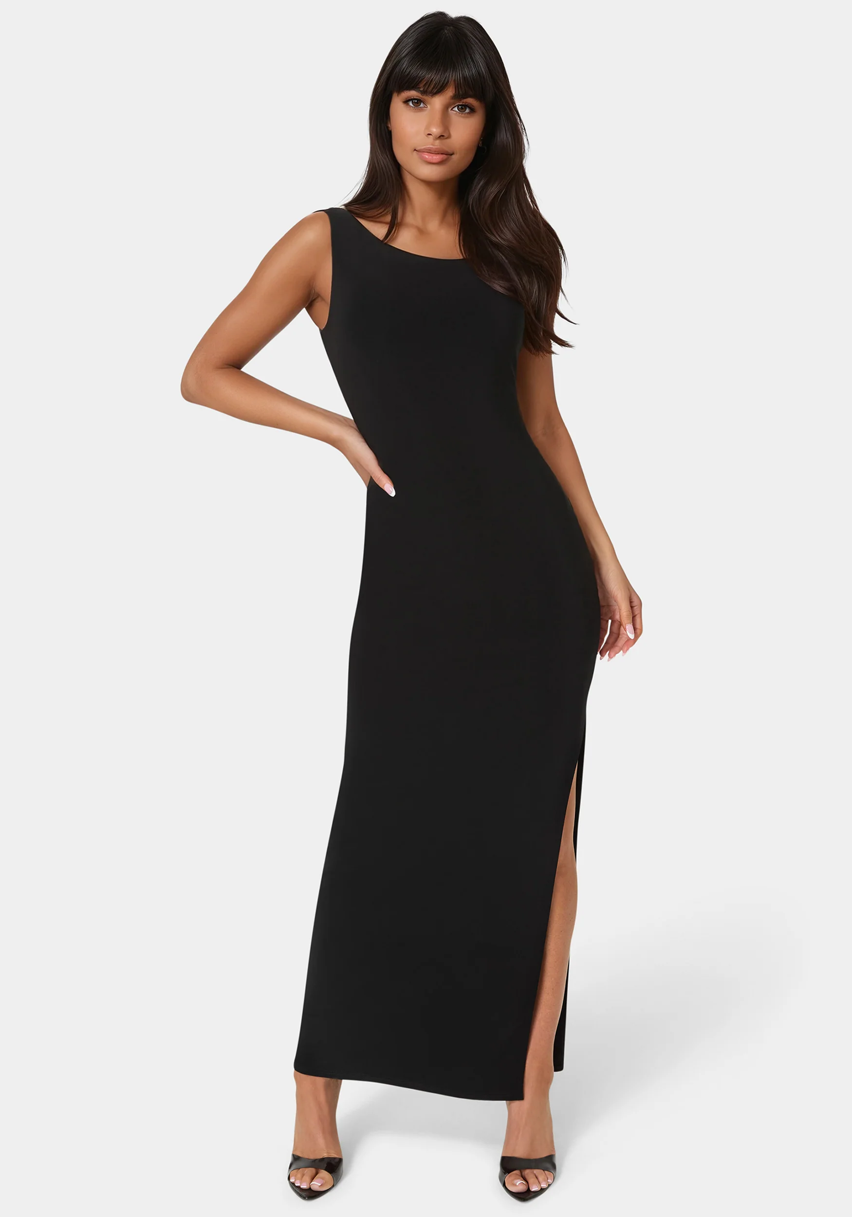5713-one-shoulder-high-slit-maxi-dress-1.webp One Shoulder High Slit Maxi Dress