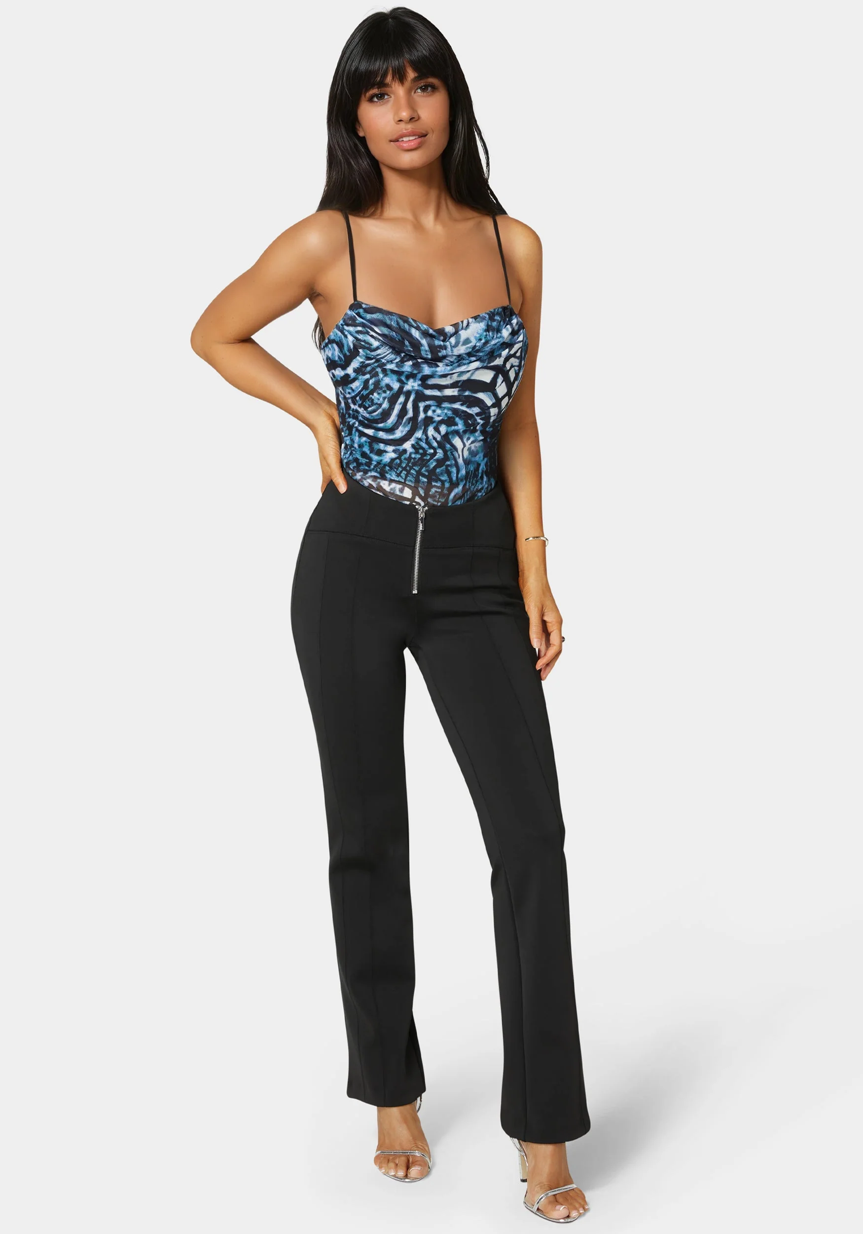 5767-high-waisted-mini-flared-pant-2.webp High Waisted Mini Flared Pant