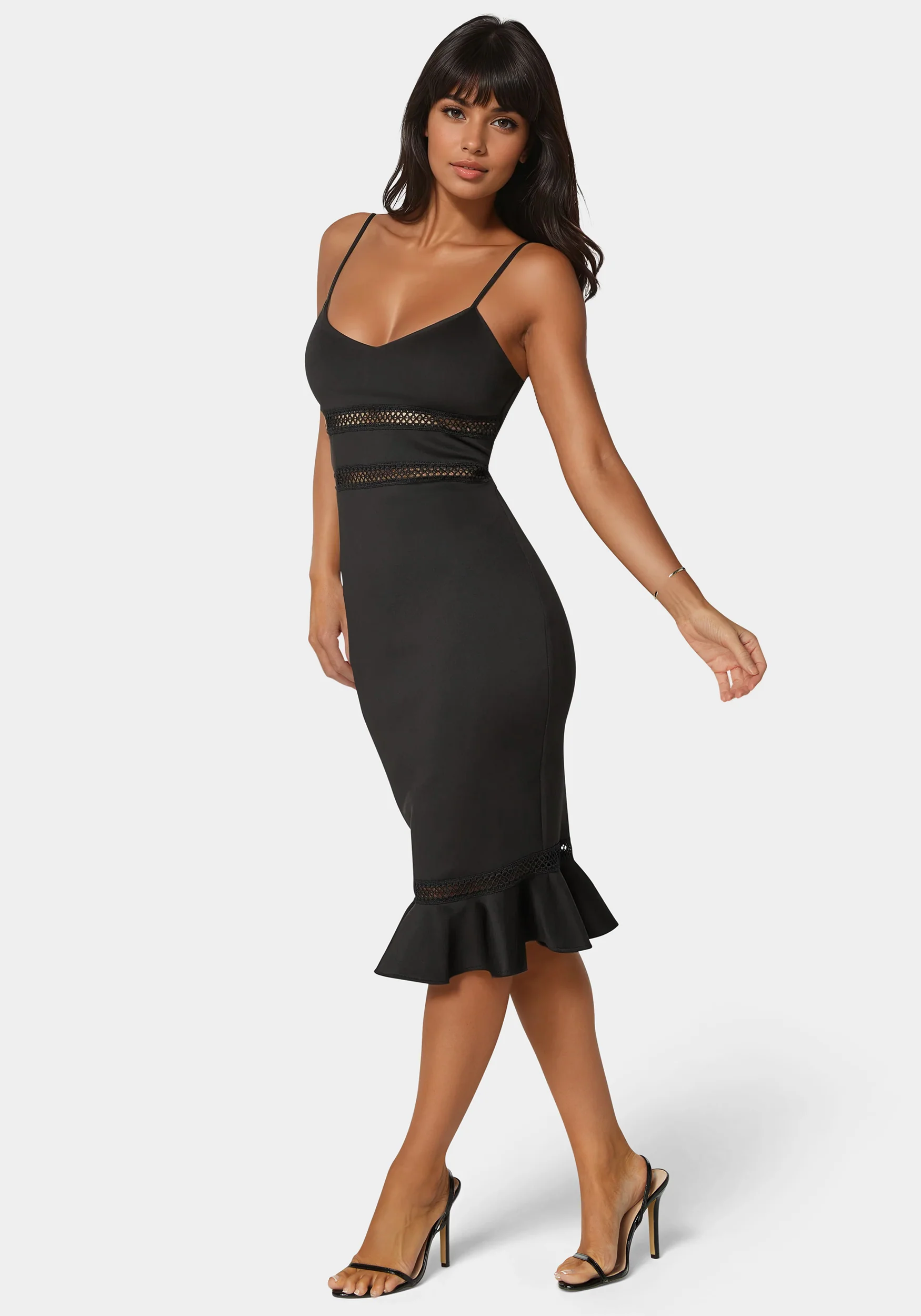 6005-lace-trim-flounce-dress-2.webp Lace Trim Flounce Dress