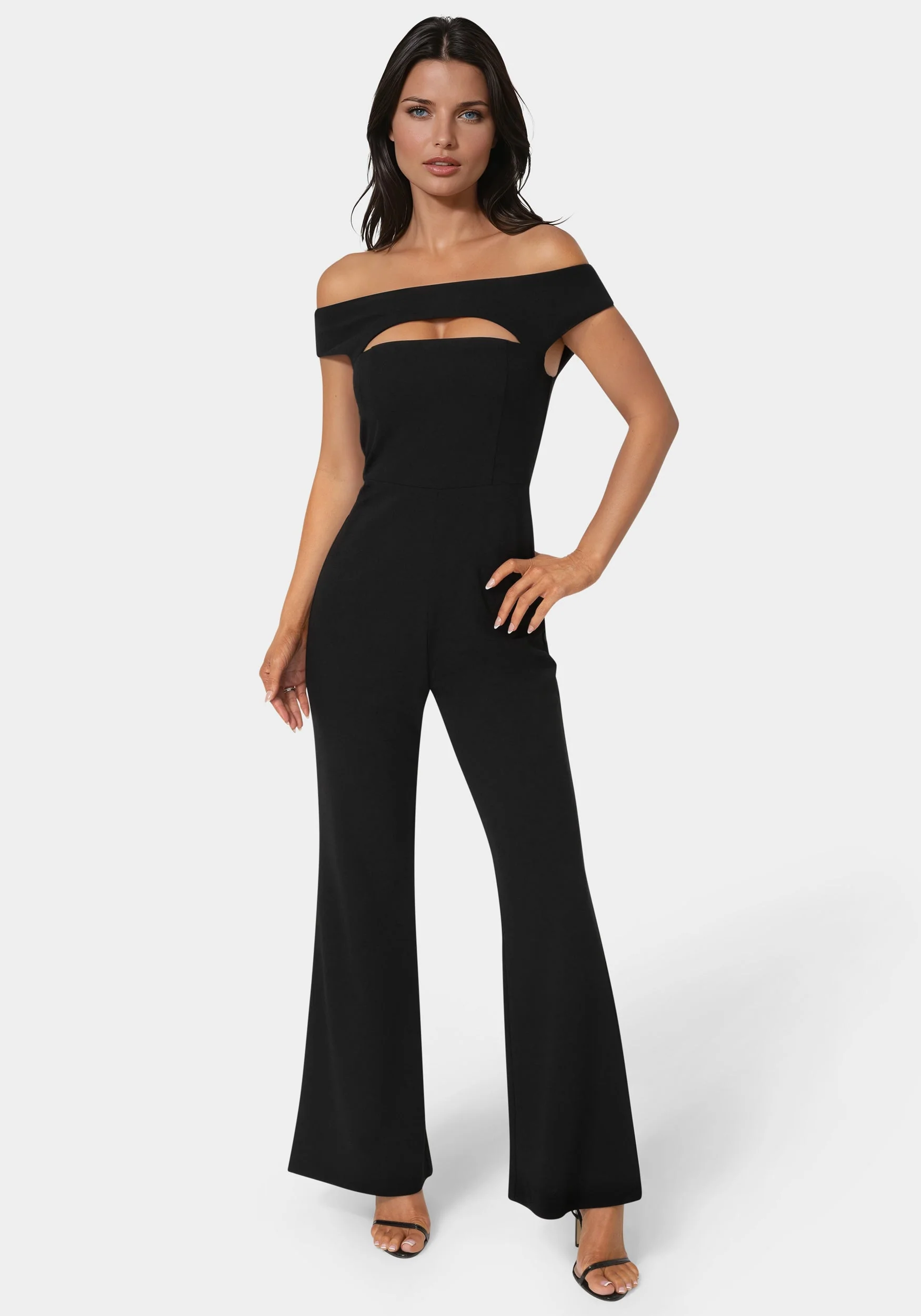 Bare Cutout Wide Leg Jumpsuit