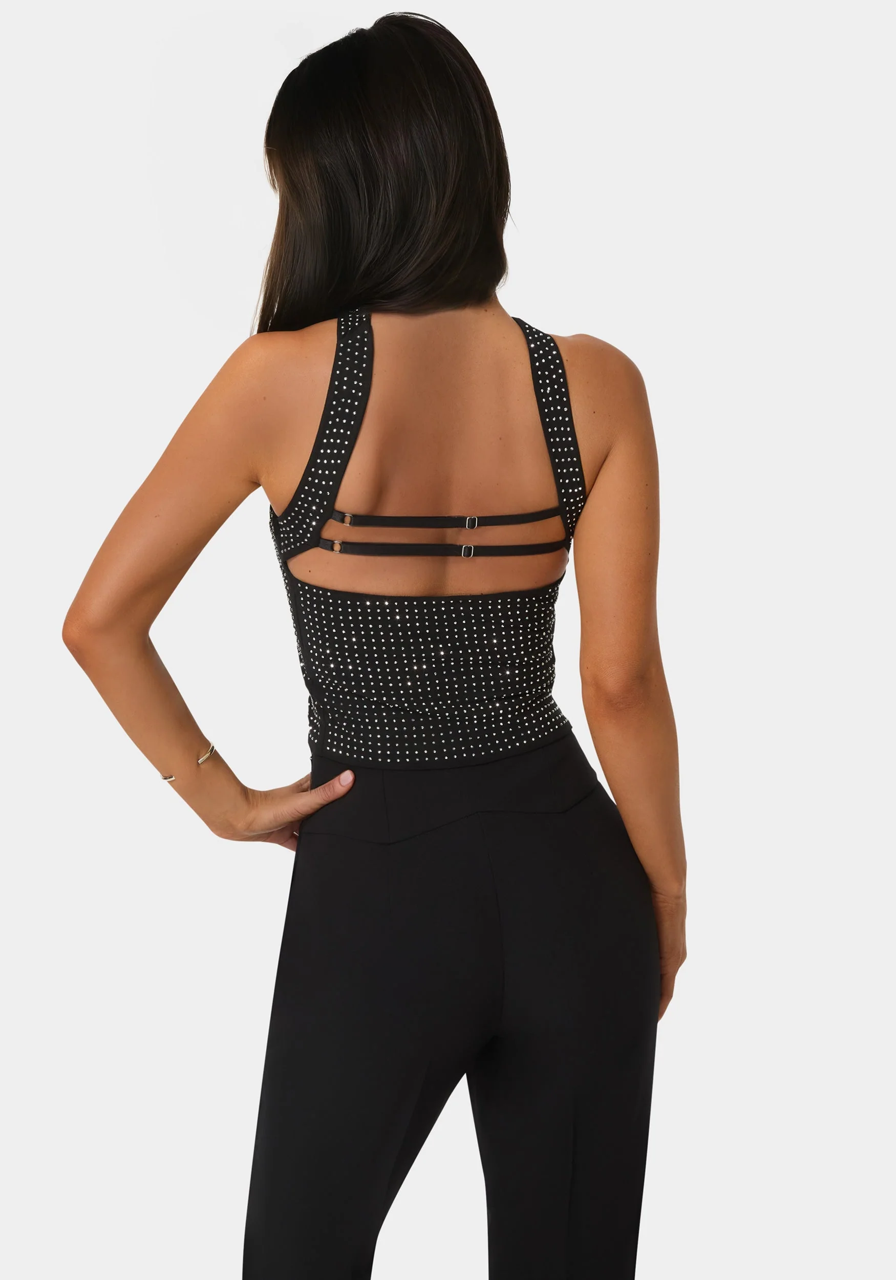 653-rhinestone-mesh-halter-top-2.webp Rhinestone Mesh Halter Top