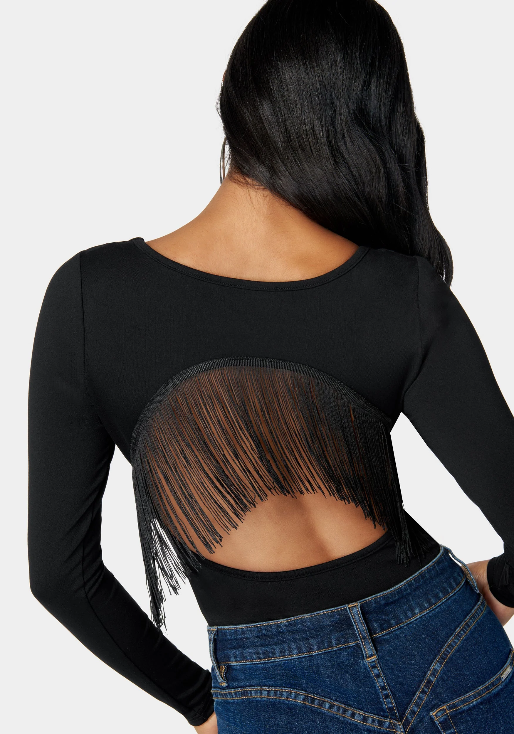 6575-open-back-fringe-trim-bodysuit-2.webp Open Back Fringe Trim Bodysuit