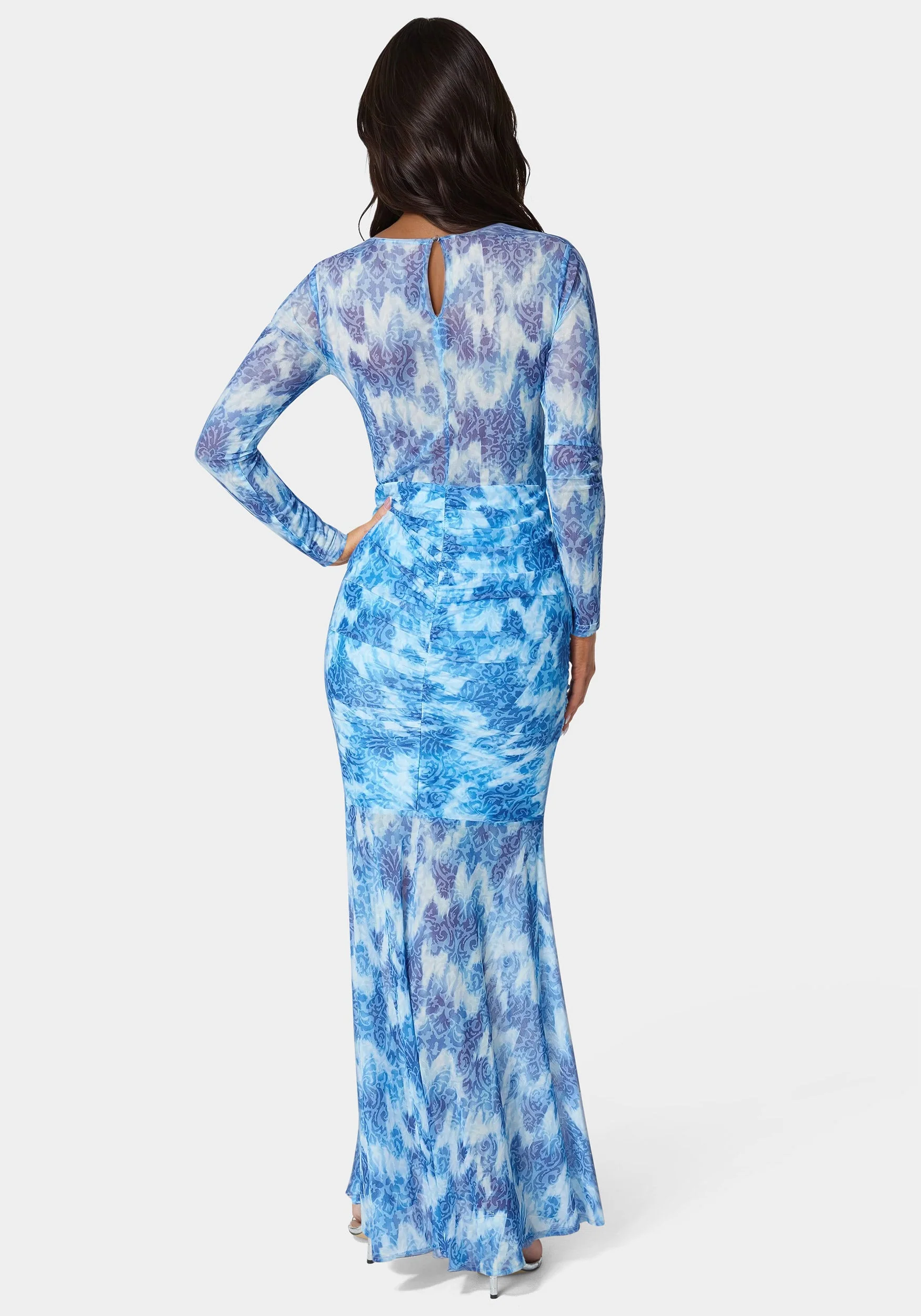 7112-ruched-longsleeve-printed-maxi-dress-3.webp Ruched Longsleeve Printed Maxi Dress