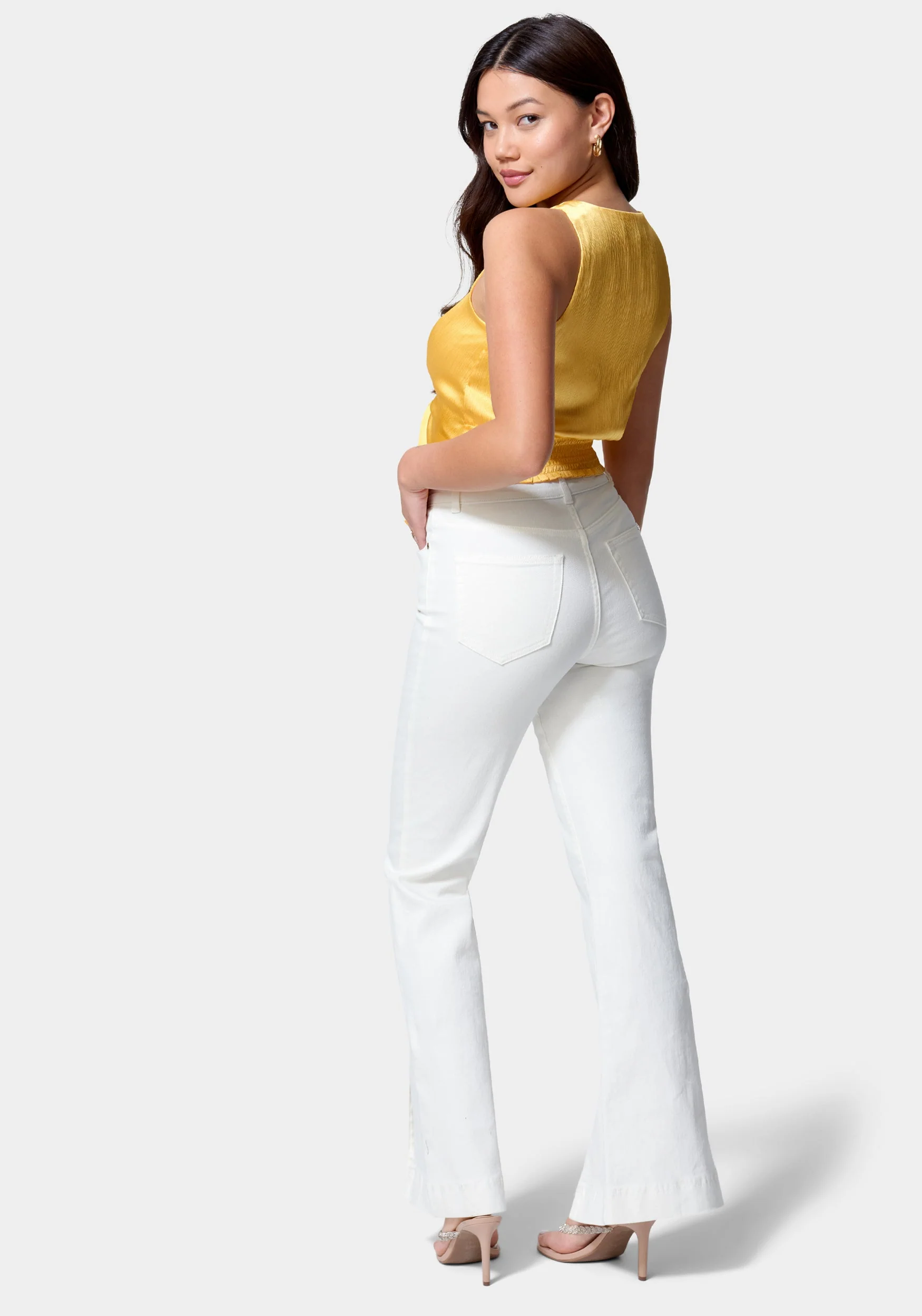 7823-high-waist-front-slit-wide-leg-jeans-3.webp High Waist Front Slit Wide Leg Jeans