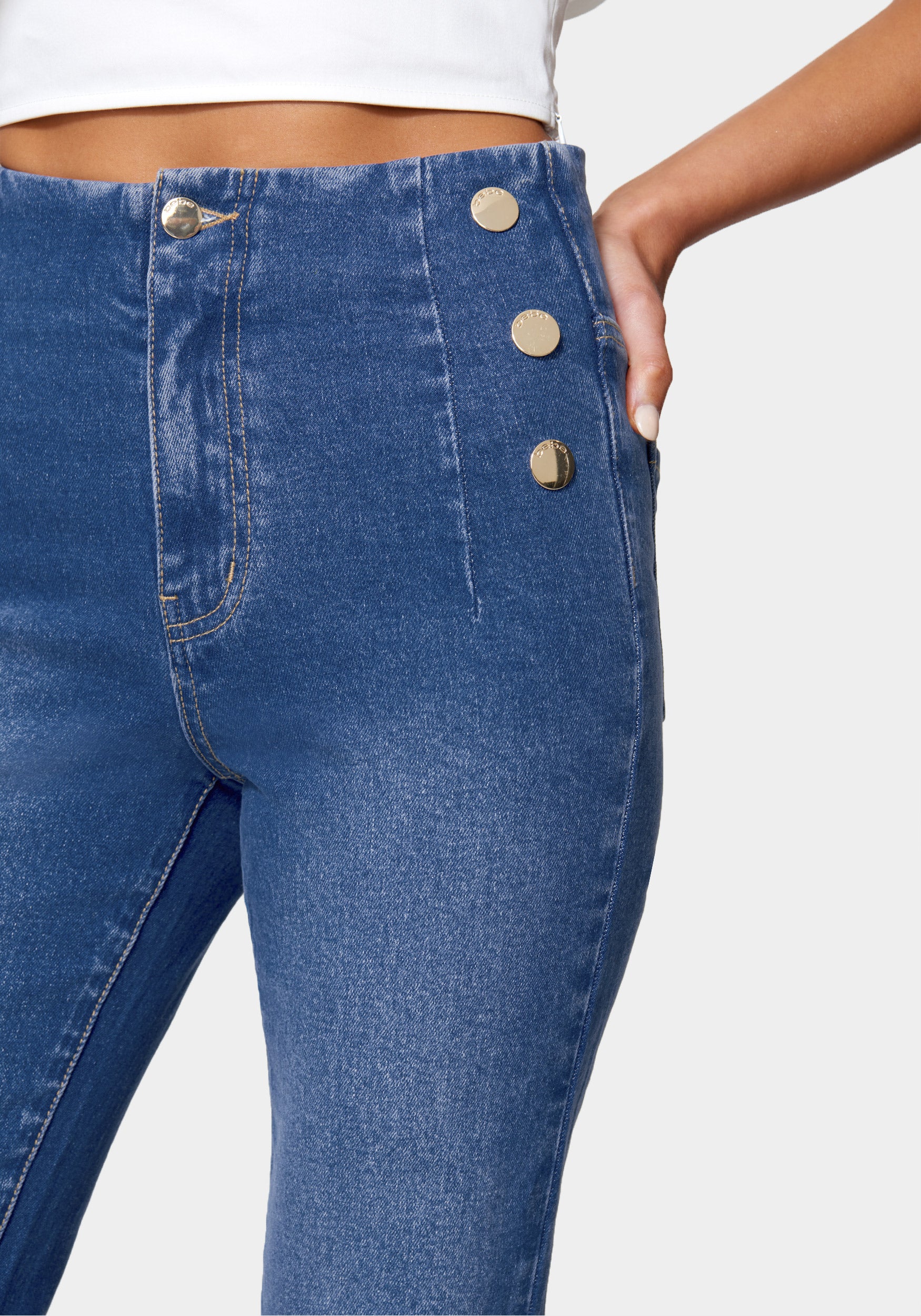 7915-high-waist-button-detail-wide-leg-jeans-4.jpg High Waist Button Detail Wide Leg Jeans