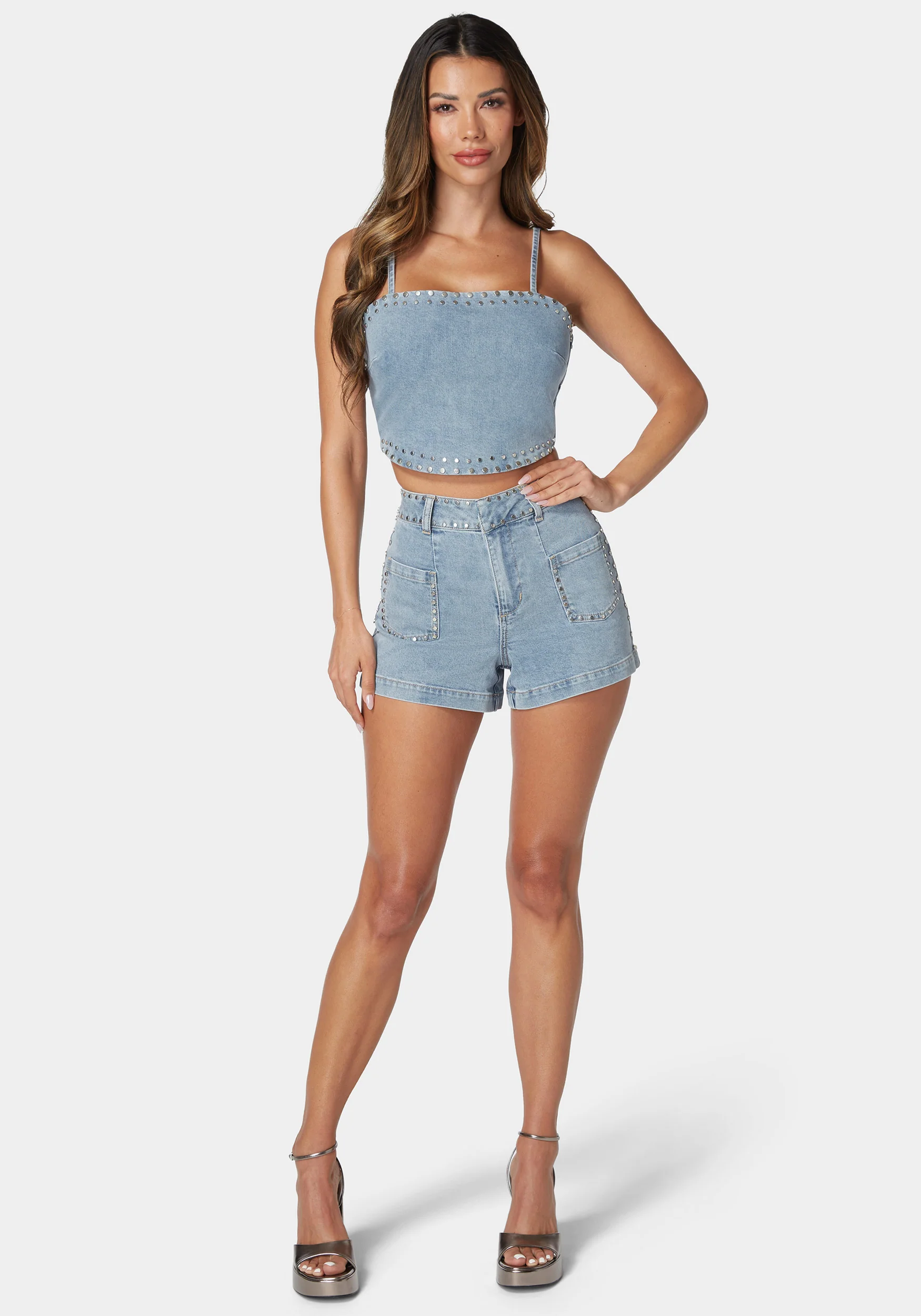 7985-studded-detail-denim-shorts-2.webp Studded Detail Denim Shorts