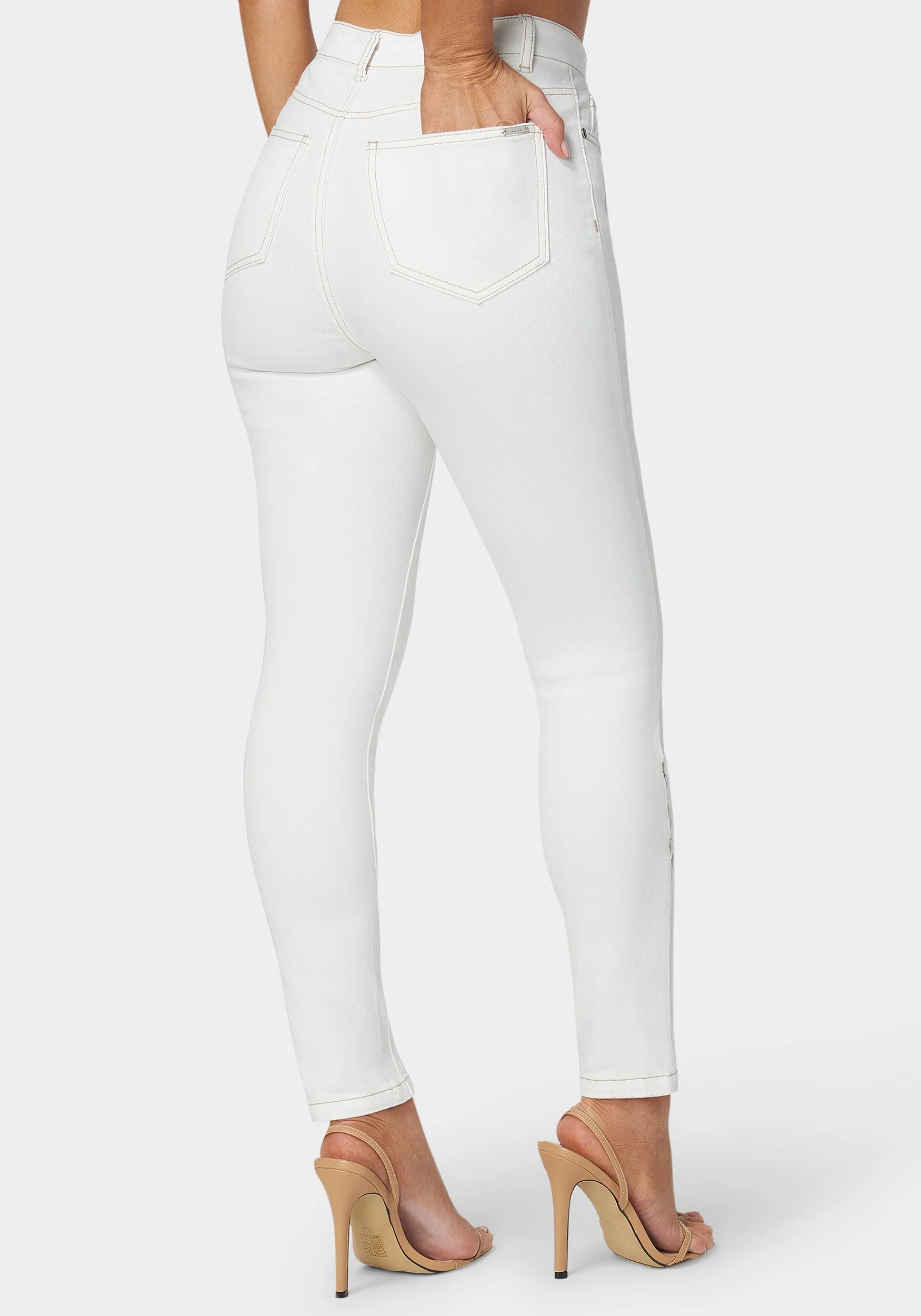 8469-white-high-waist-skinny-leg-jeans-3.webp White High Waist Skinny Leg Jeans