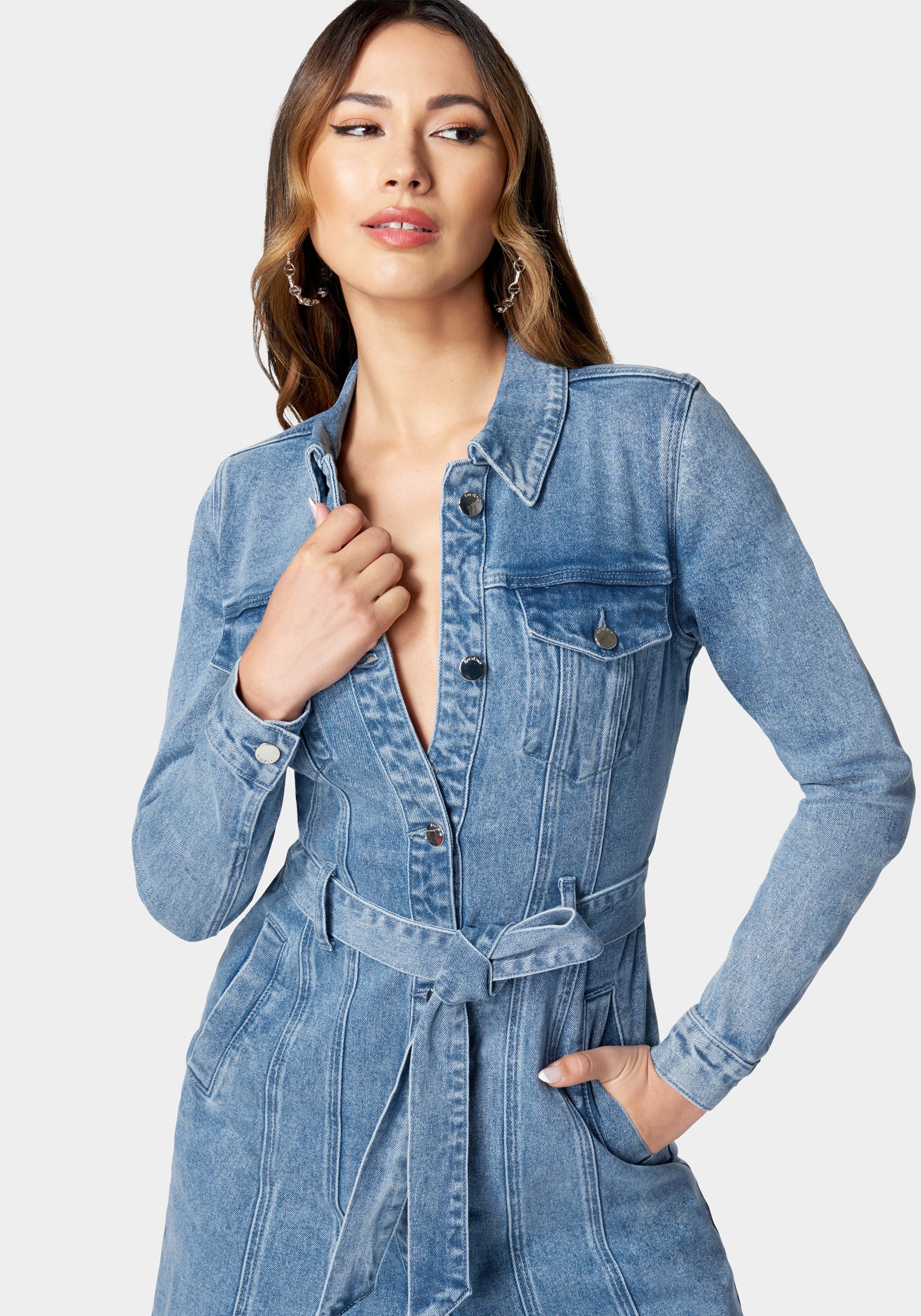 8743-button-down-long-denim-dress-5.jpg Button Down Long Denim Dress