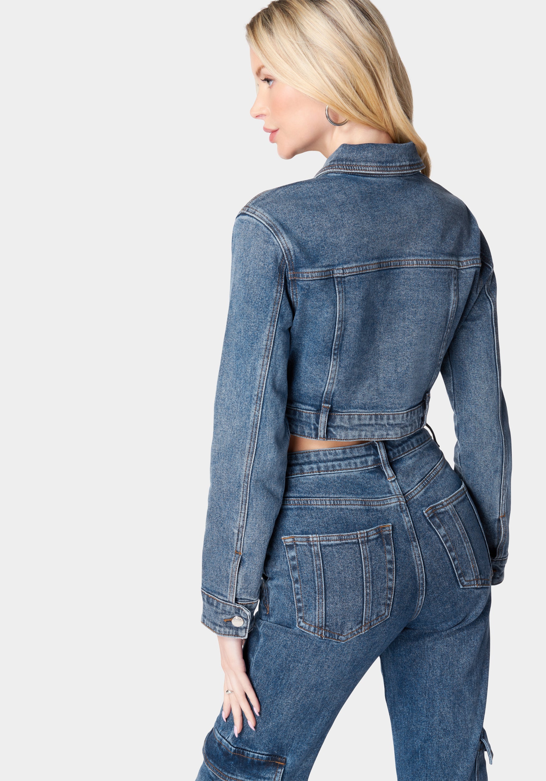 8925-zip-front-patch-pocket-denim-jacket-3.jpg Zip Front Patch Pocket Denim Jacket
