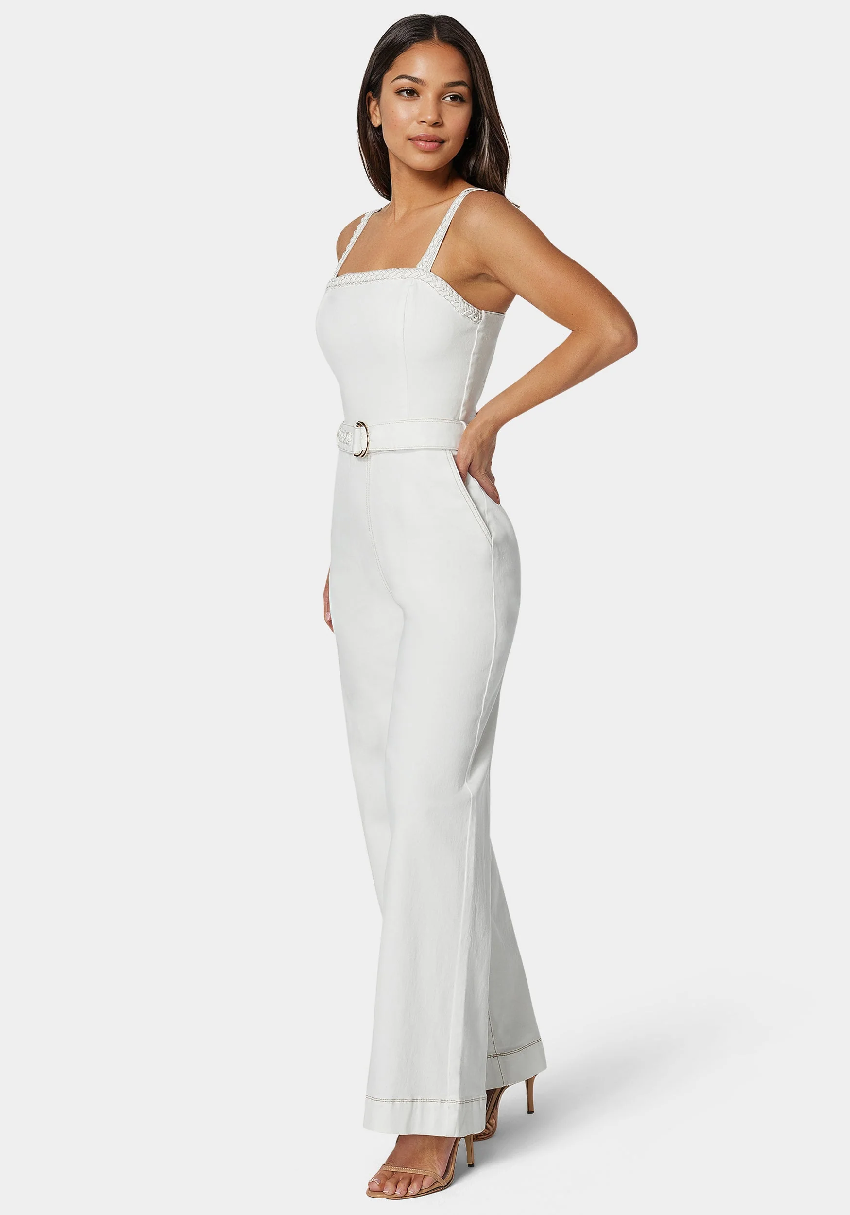9110-white-braided-wide-leg-denim-jumpsuit-2.webp White Braided Wide Leg Denim Jumpsuit