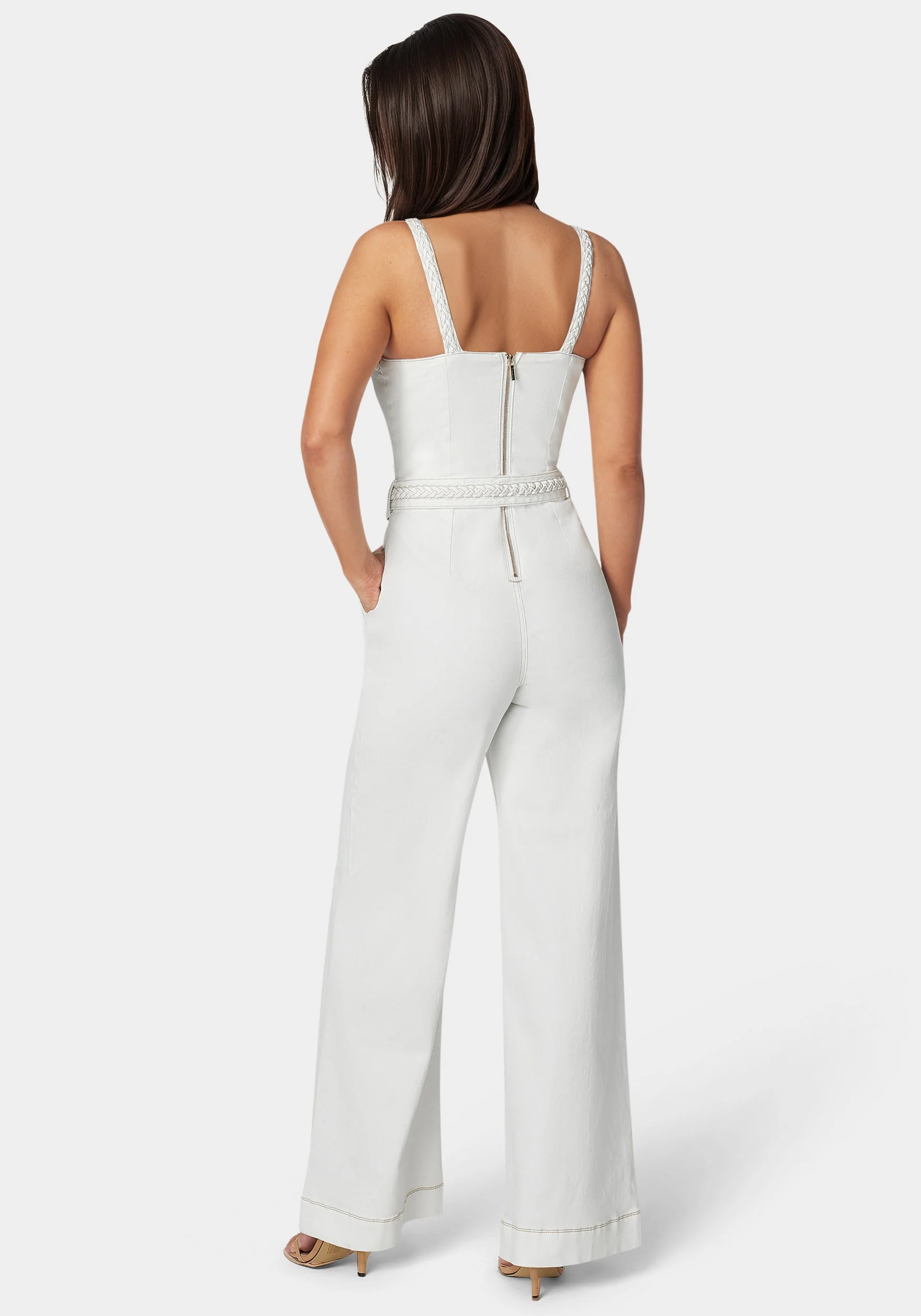 9110-white-braided-wide-leg-denim-jumpsuit-3.webp White Braided Wide Leg Denim Jumpsuit