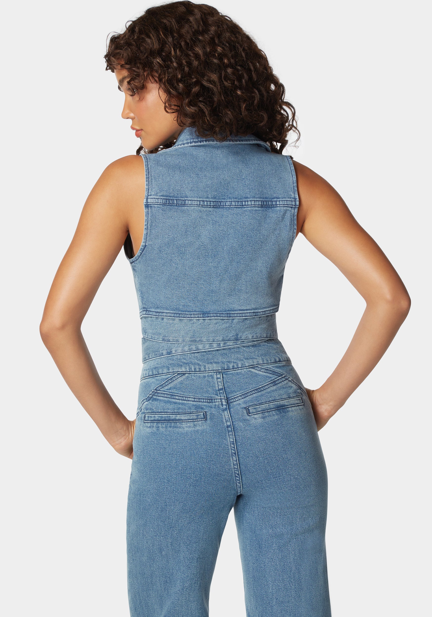 9215-d-ring-belt-denim-wrap-top-3.jpg D Ring Belt Denim Wrap Top