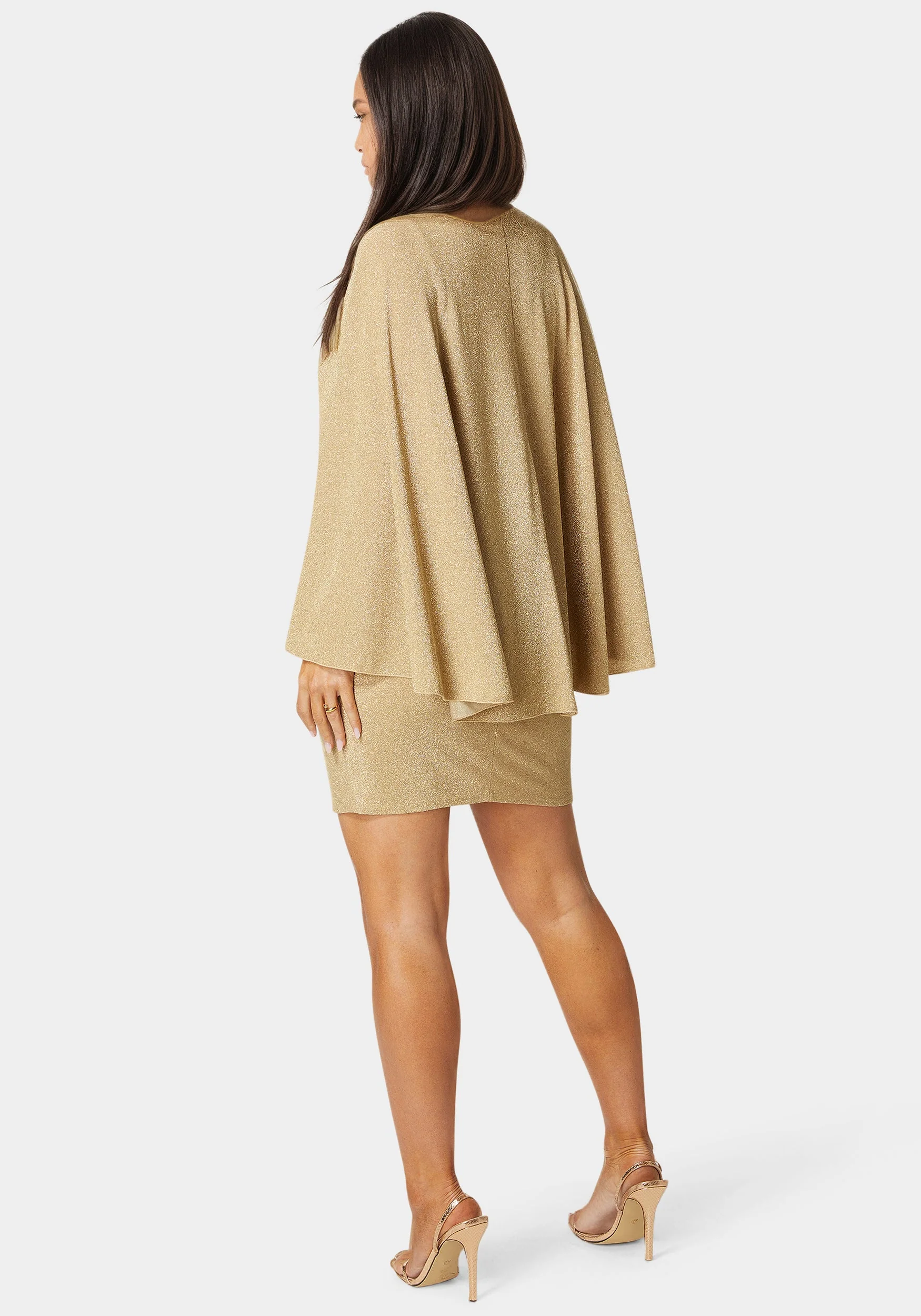 9798-plunge-neck-drama-cape-dress-4.webp Plunge Neck Drama Cape Dress